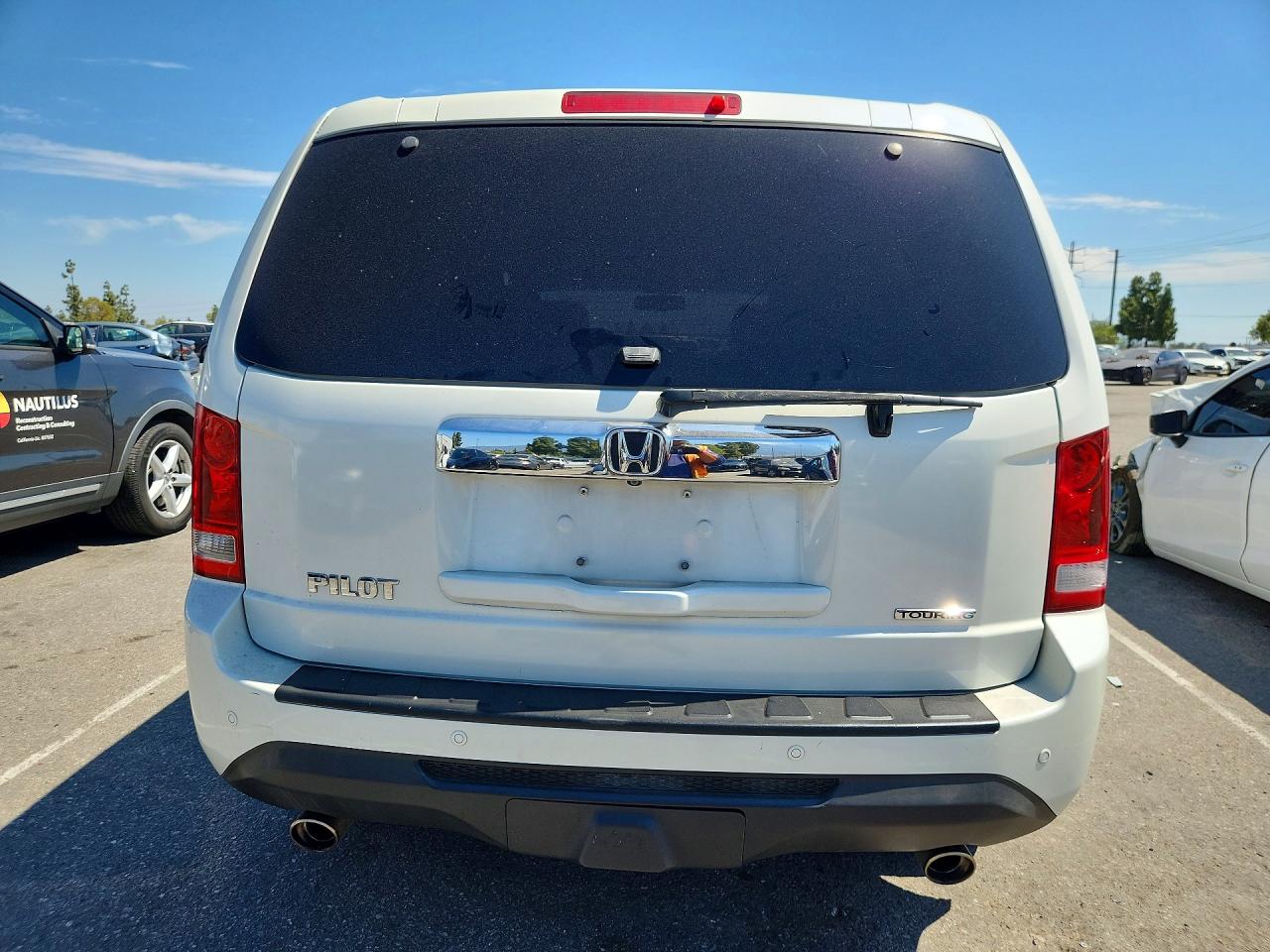 2013 Honda Pilot Touring White vin: 5FNYF3H91DB024000