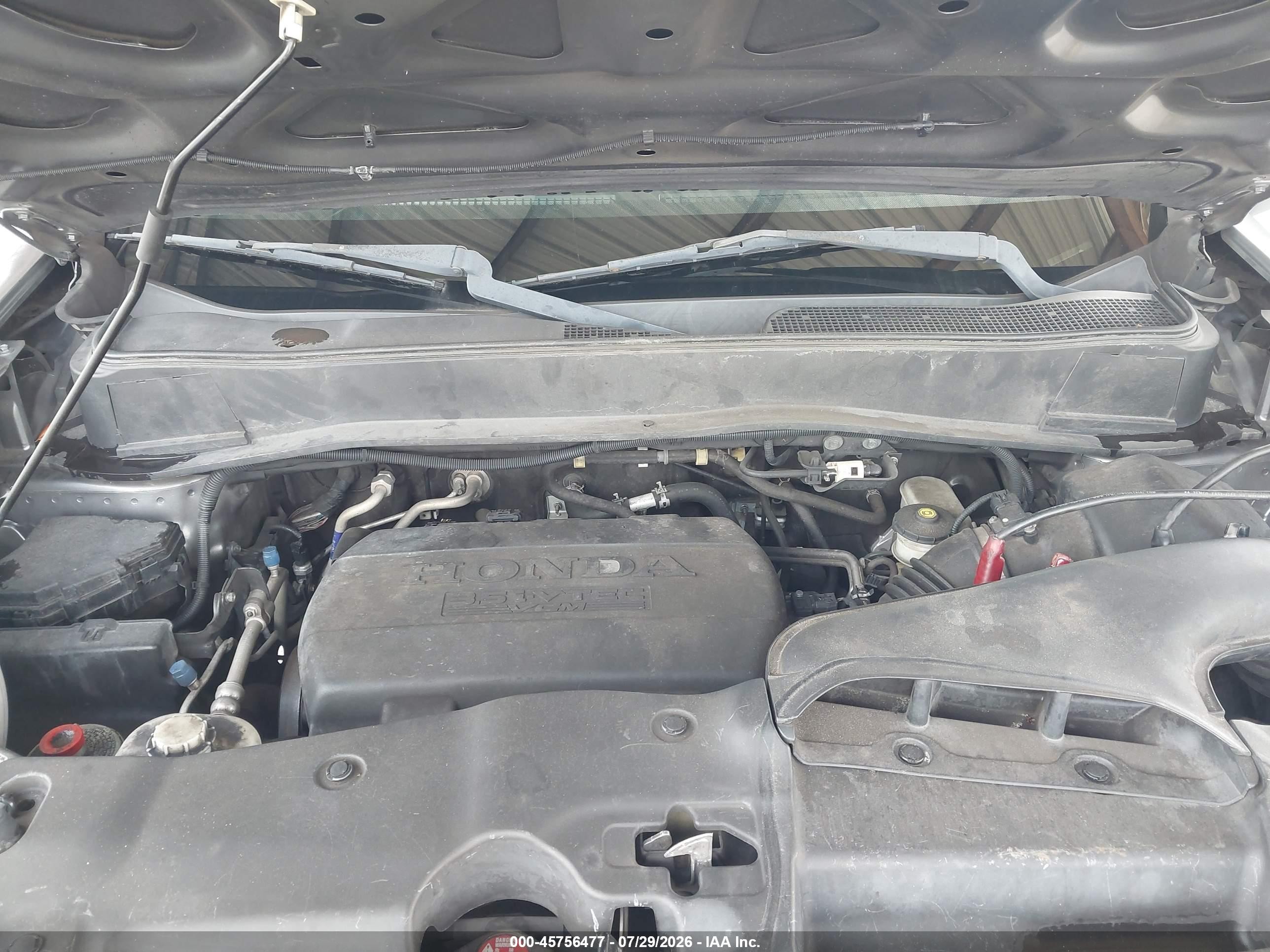 2013 Honda Pilot Touring Серый vin: 5FNYF3H91DB039967
