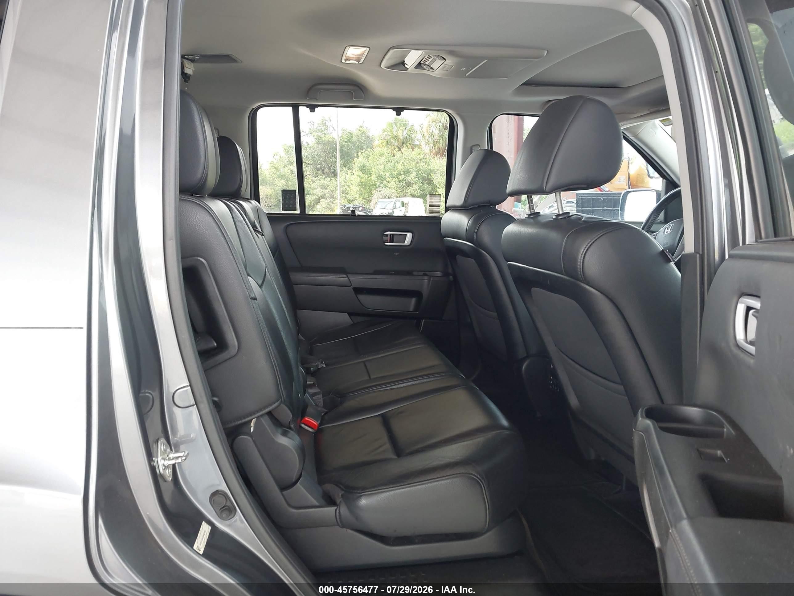 2013 Honda Pilot Touring Серый vin: 5FNYF3H91DB039967