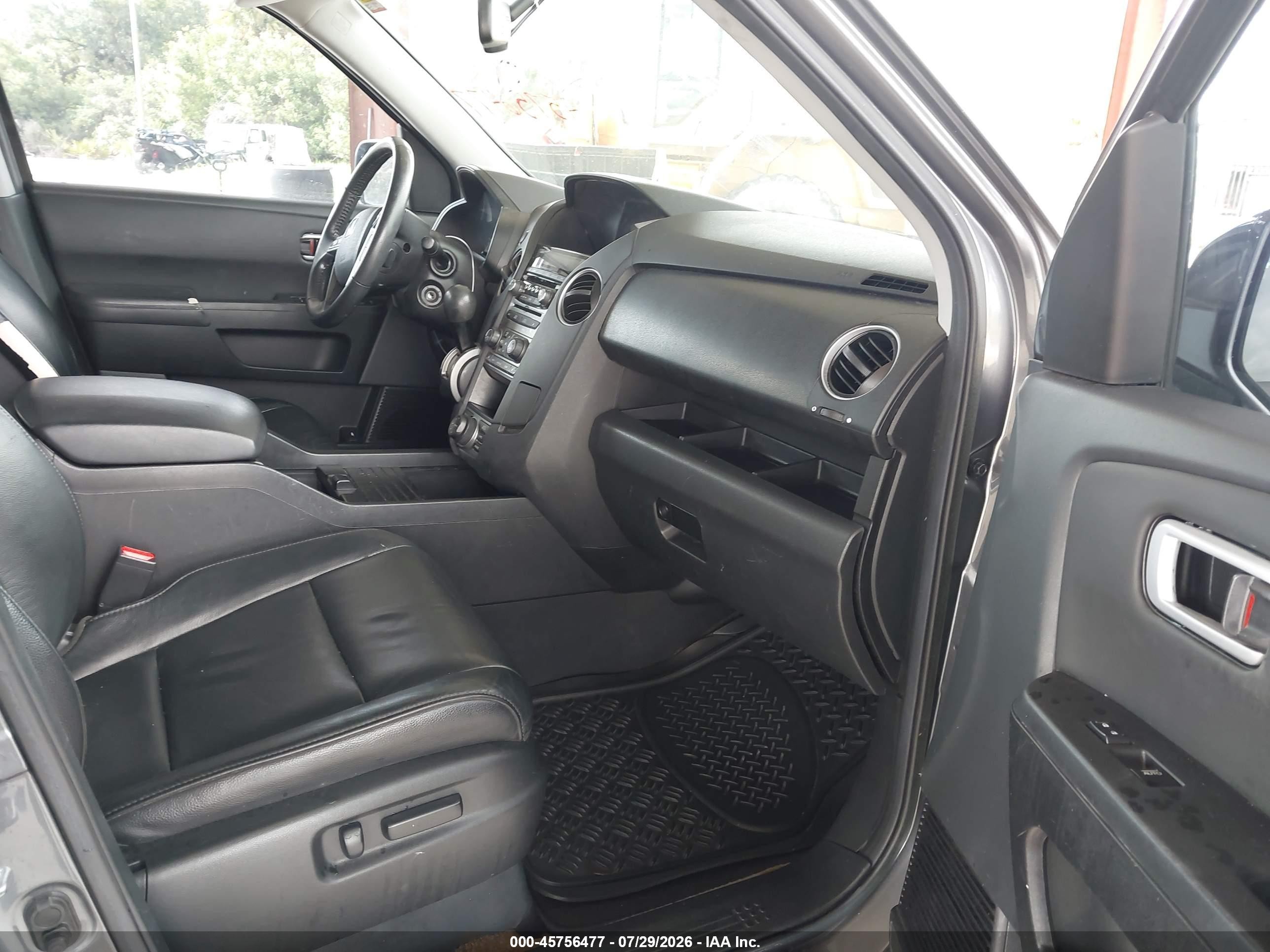 2013 Honda Pilot Touring Серый vin: 5FNYF3H91DB039967