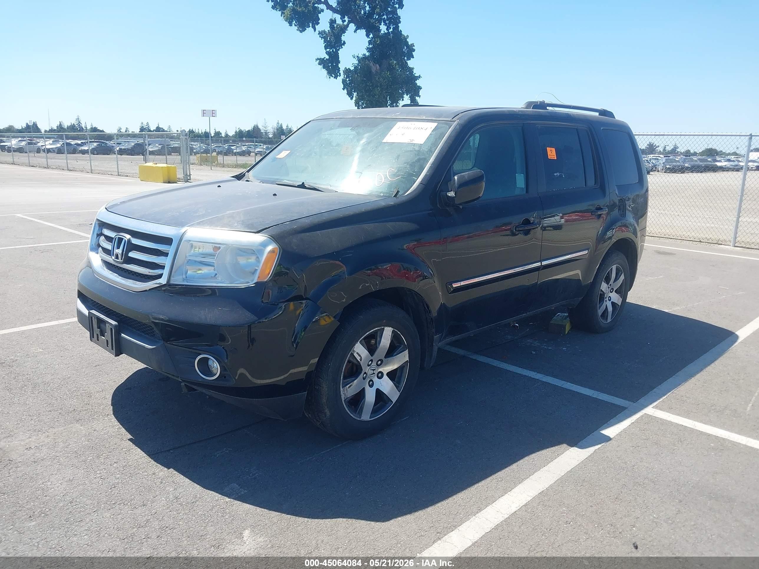 2013 Honda Pilot Touring Black vin: 5FNYF3H91DB045185