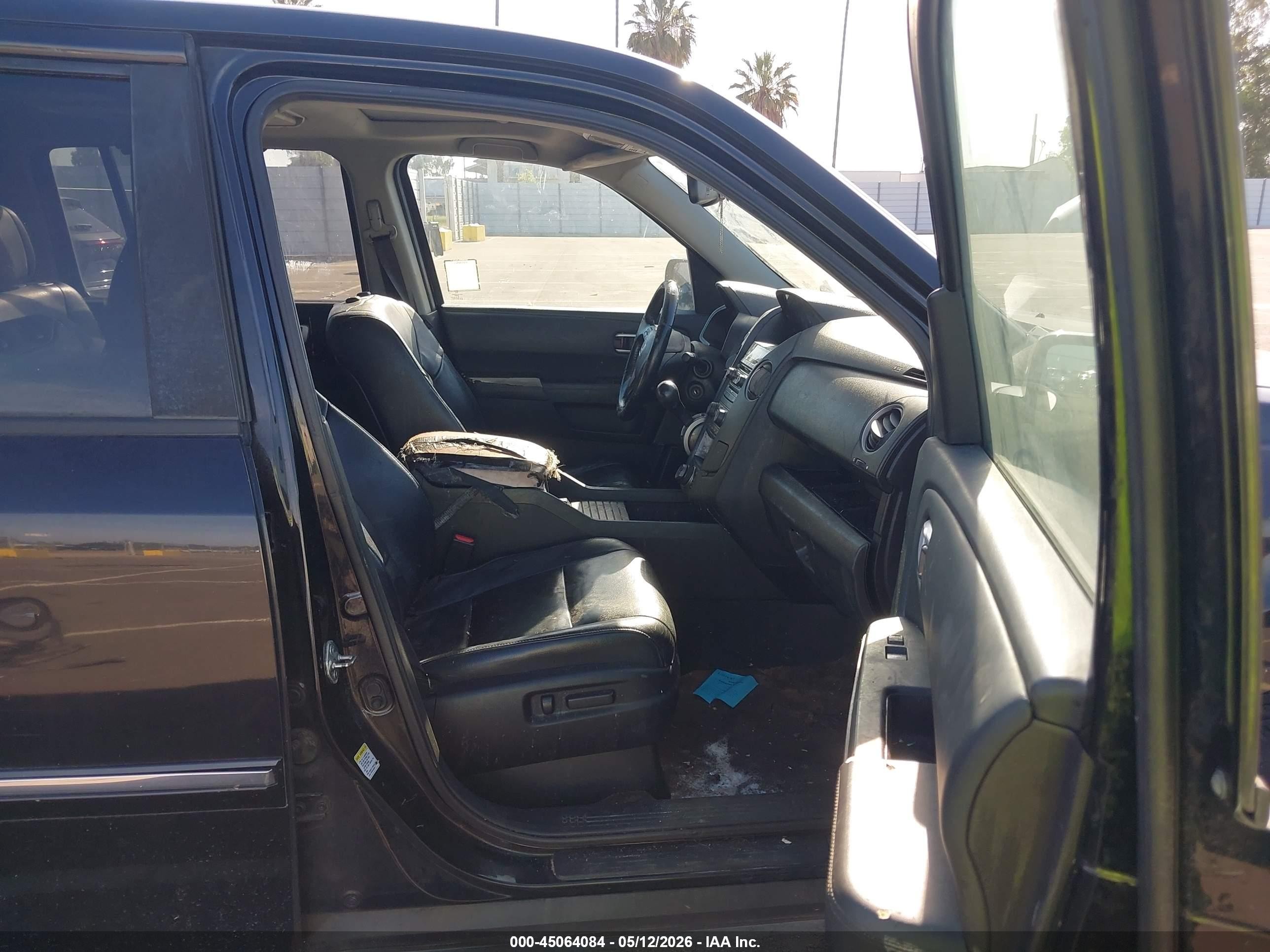 2013 Honda Pilot Touring Black vin: 5FNYF3H91DB045185