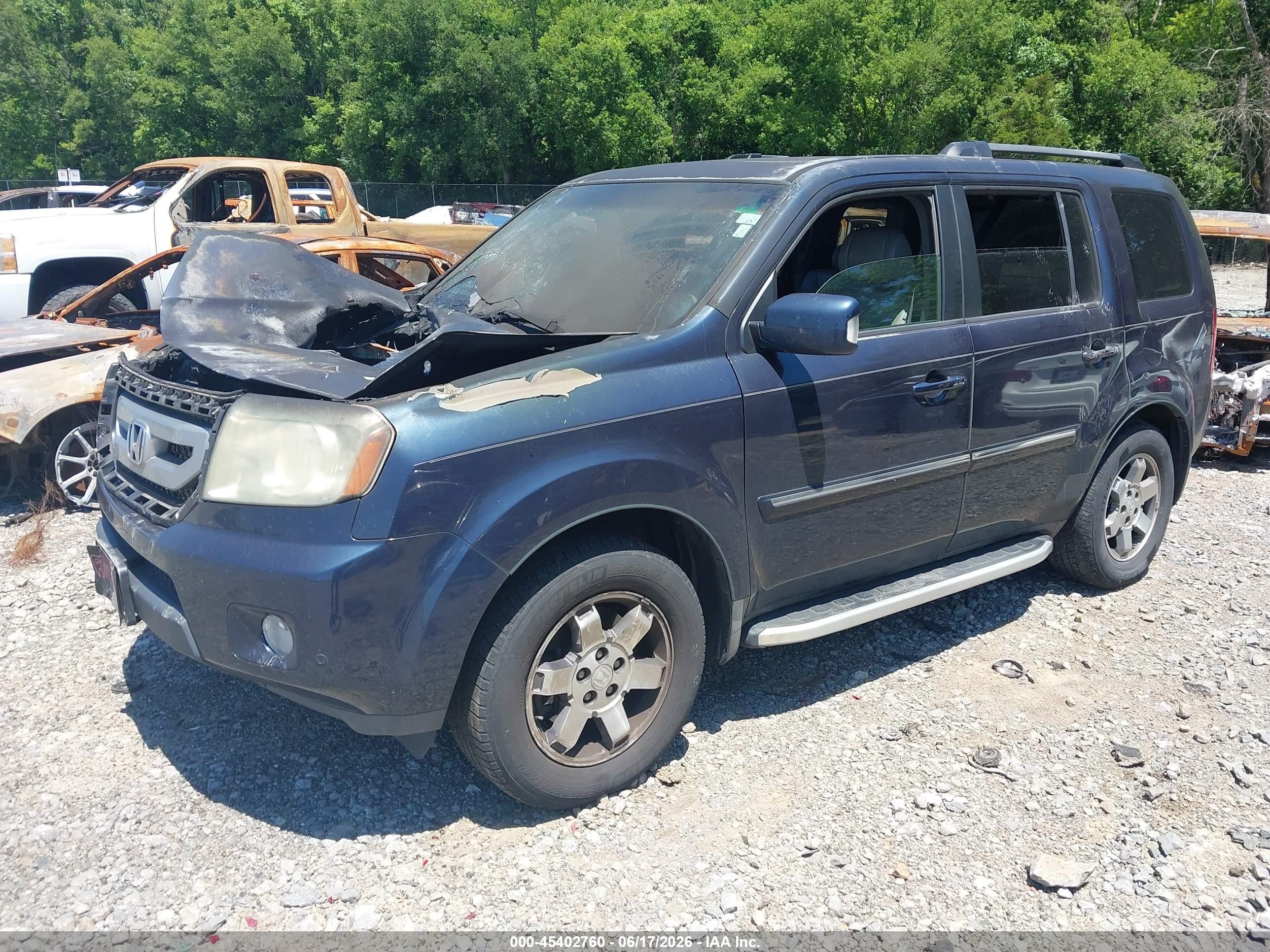 2010 Honda Pilot Touring Black vin: 5FNYF3H92AB008299