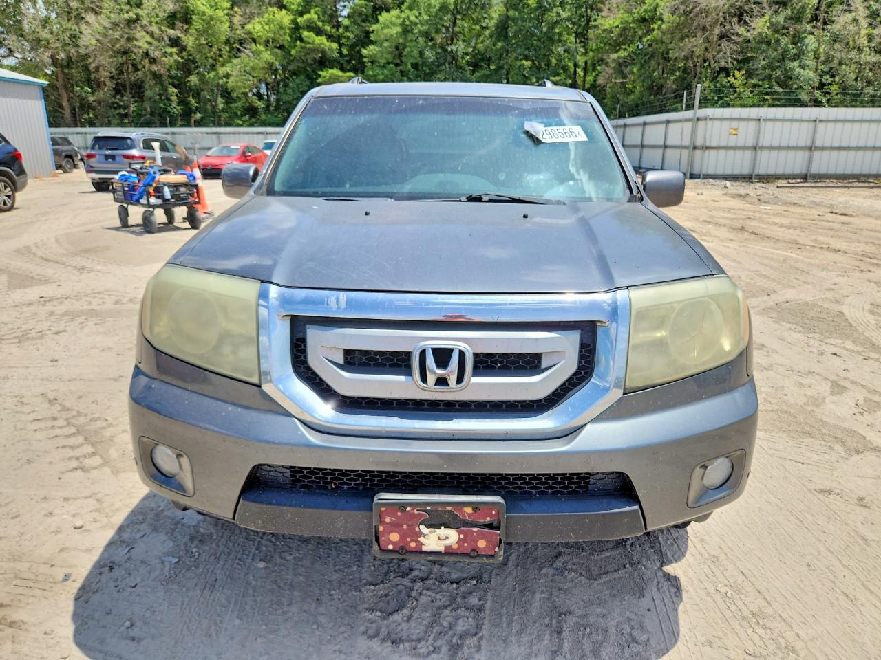 2010 Honda Pilot Touring Gray vin: 5FNYF3H92AB008979