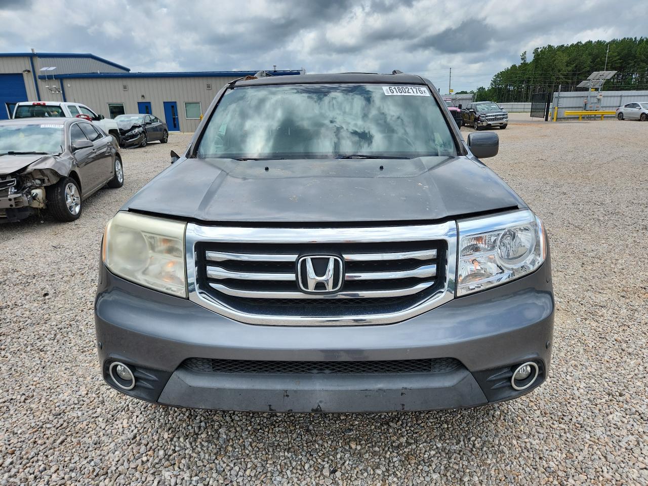 2013 Honda Pilot Touring Gray vin: 5FNYF3H92DB024071