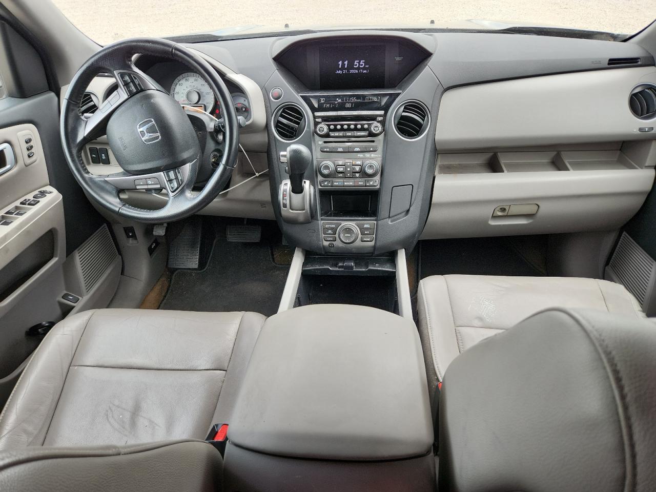 2013 Honda Pilot Touring Gray vin: 5FNYF3H92DB024071