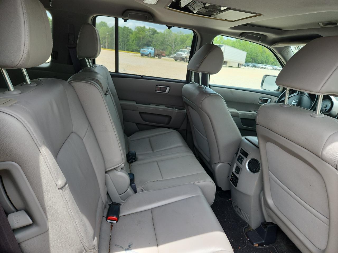 2013 Honda Pilot Touring Gray vin: 5FNYF3H92DB024071