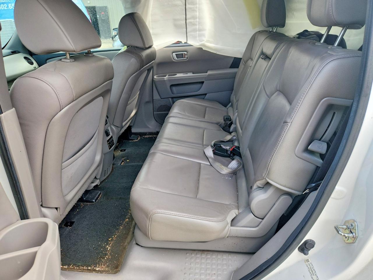 2013 Honda Pilot Touring White vin: 5FNYF3H92DB044420