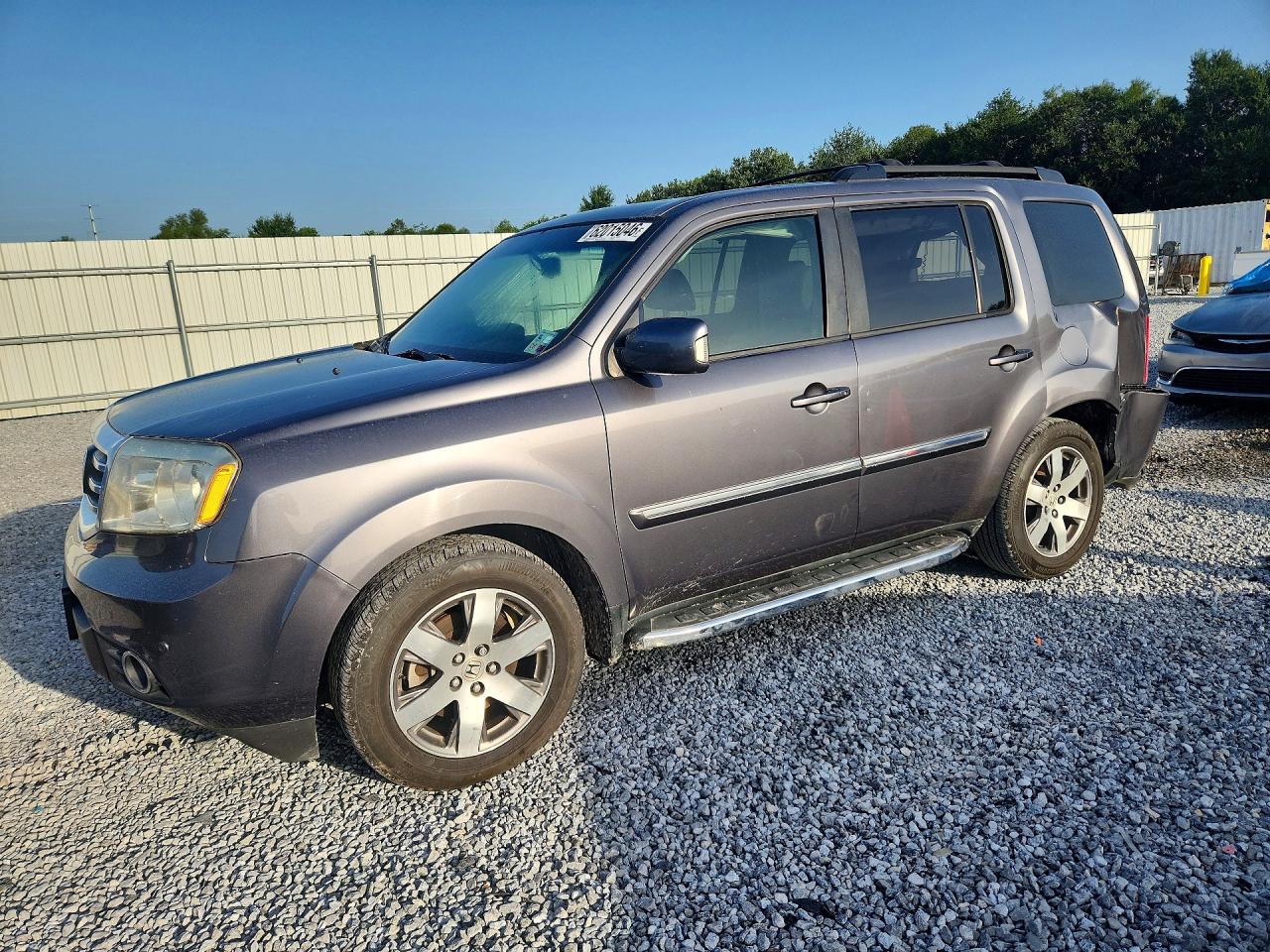 2014 Honda Pilot Touring Gray vin: 5FNYF3H92EB002587