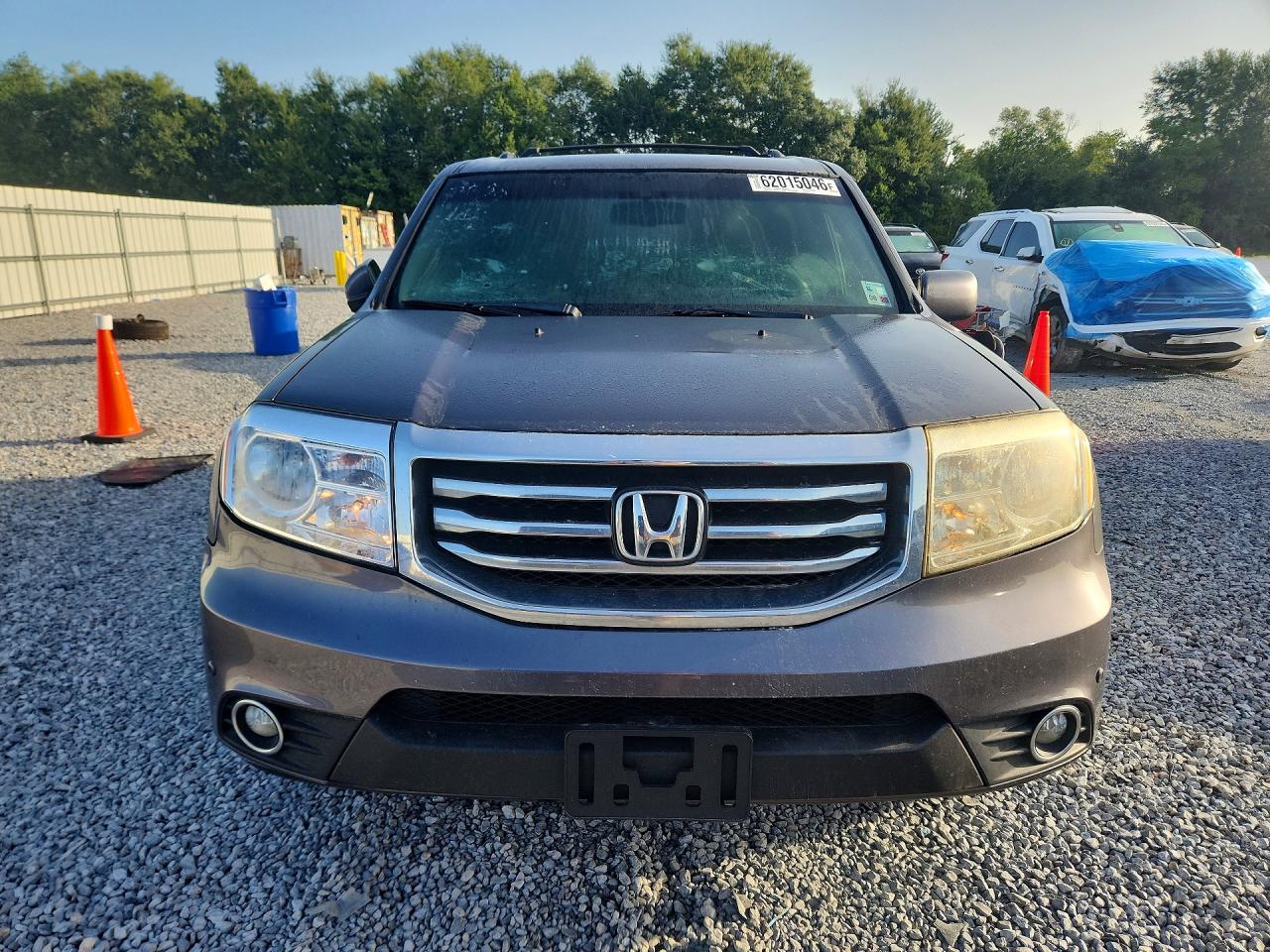 2014 Honda Pilot Touring Gray vin: 5FNYF3H92EB002587