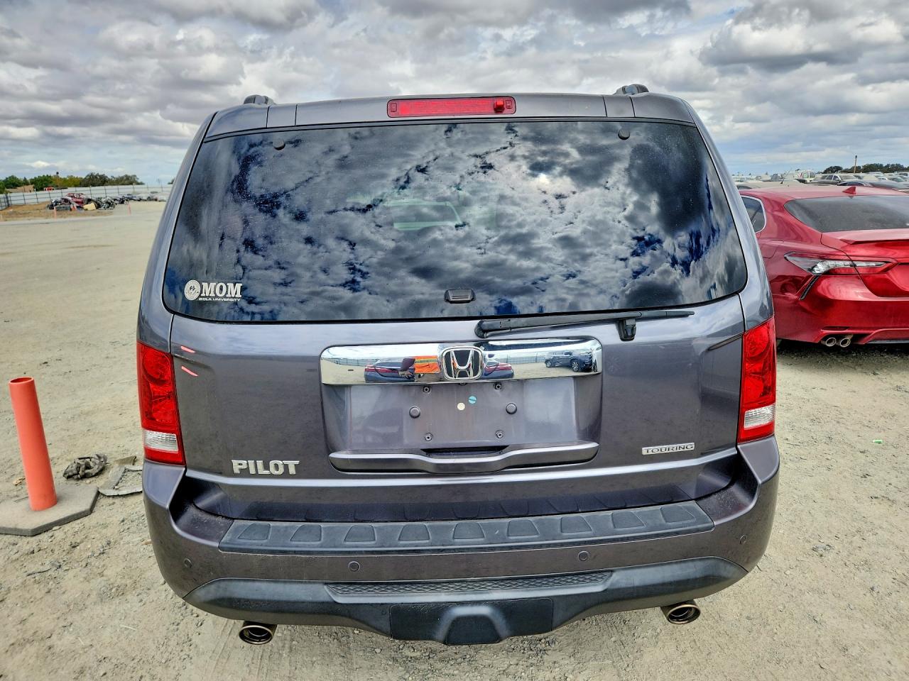2014 Honda Pilot Touring Gray vin: 5FNYF3H92EB020555