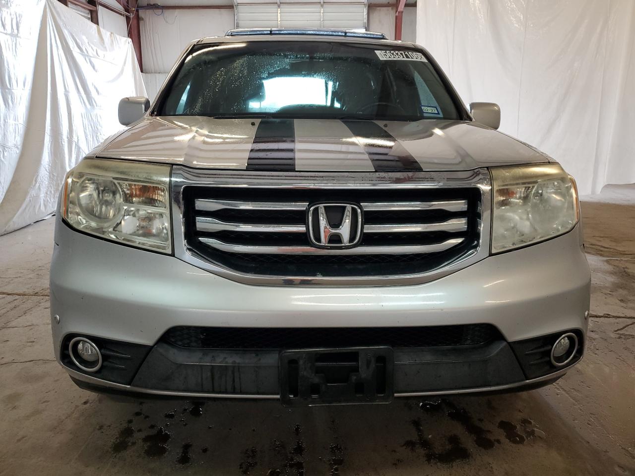 2015 Honda Pilot Touring Silver vin: 5FNYF3H93FB001031 Damage: Left Head Lamp, Faded, Repair Required