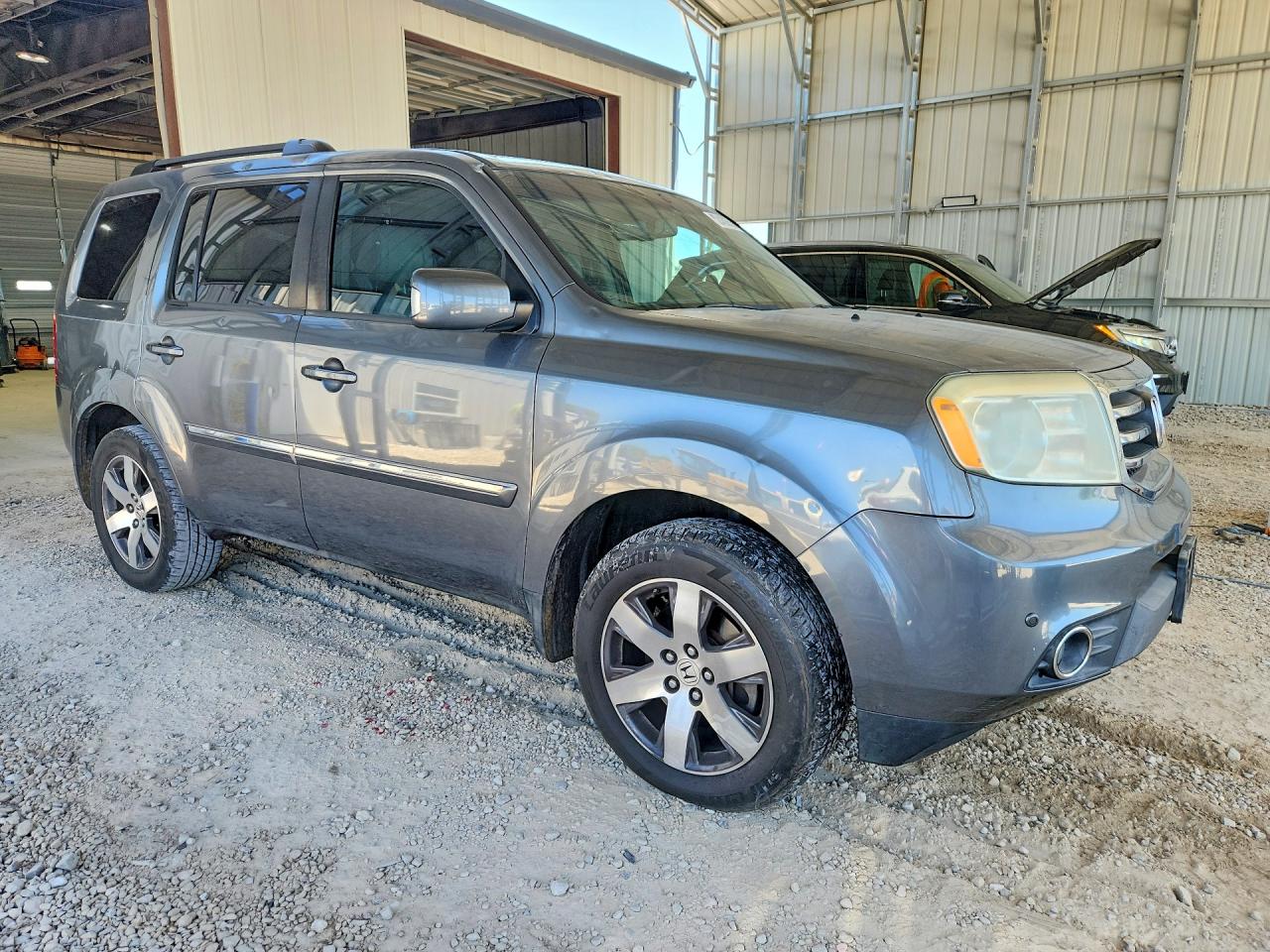 2013 Honda Pilot Touring Gray vin: 5FNYF3H94DB034634
