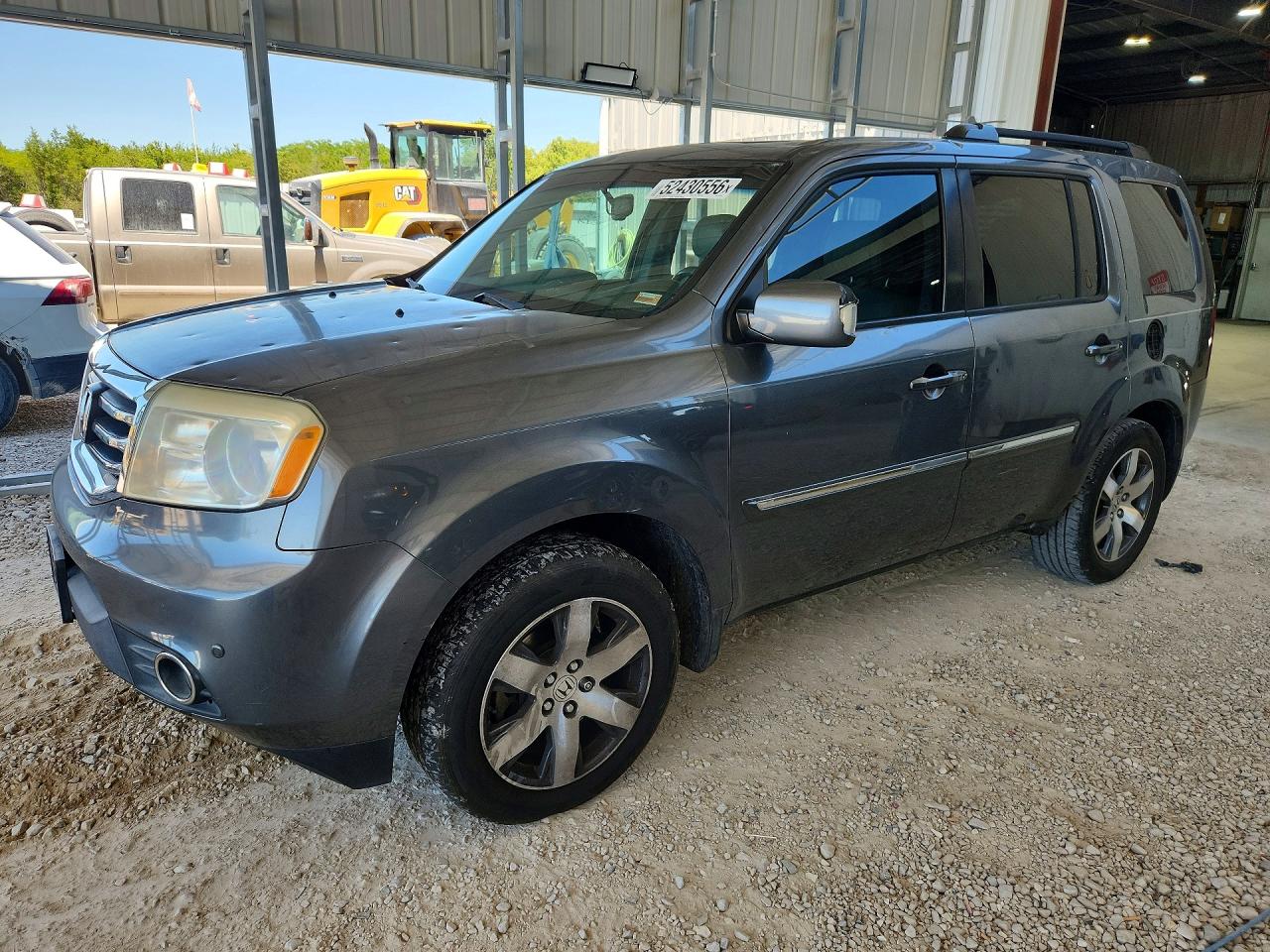 2013 Honda Pilot Touring Gray vin: 5FNYF3H94DB034634