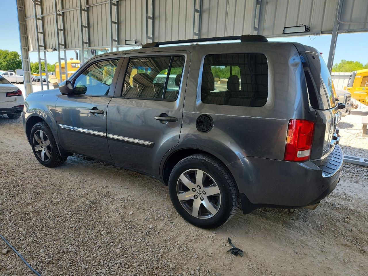 2013 Honda Pilot Touring Gray vin: 5FNYF3H94DB034634