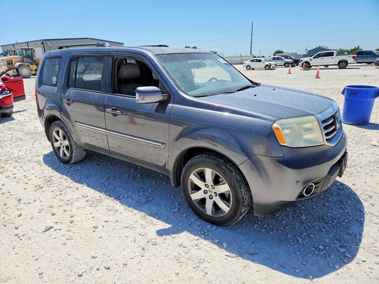 2014 Honda Pilot Touring Charcoal vin: 5FNYF3H94EB028799
