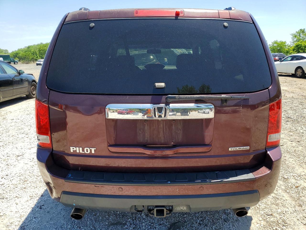 2010 Honda Pilot Touring Purple vin: 5FNYF3H95AB010449