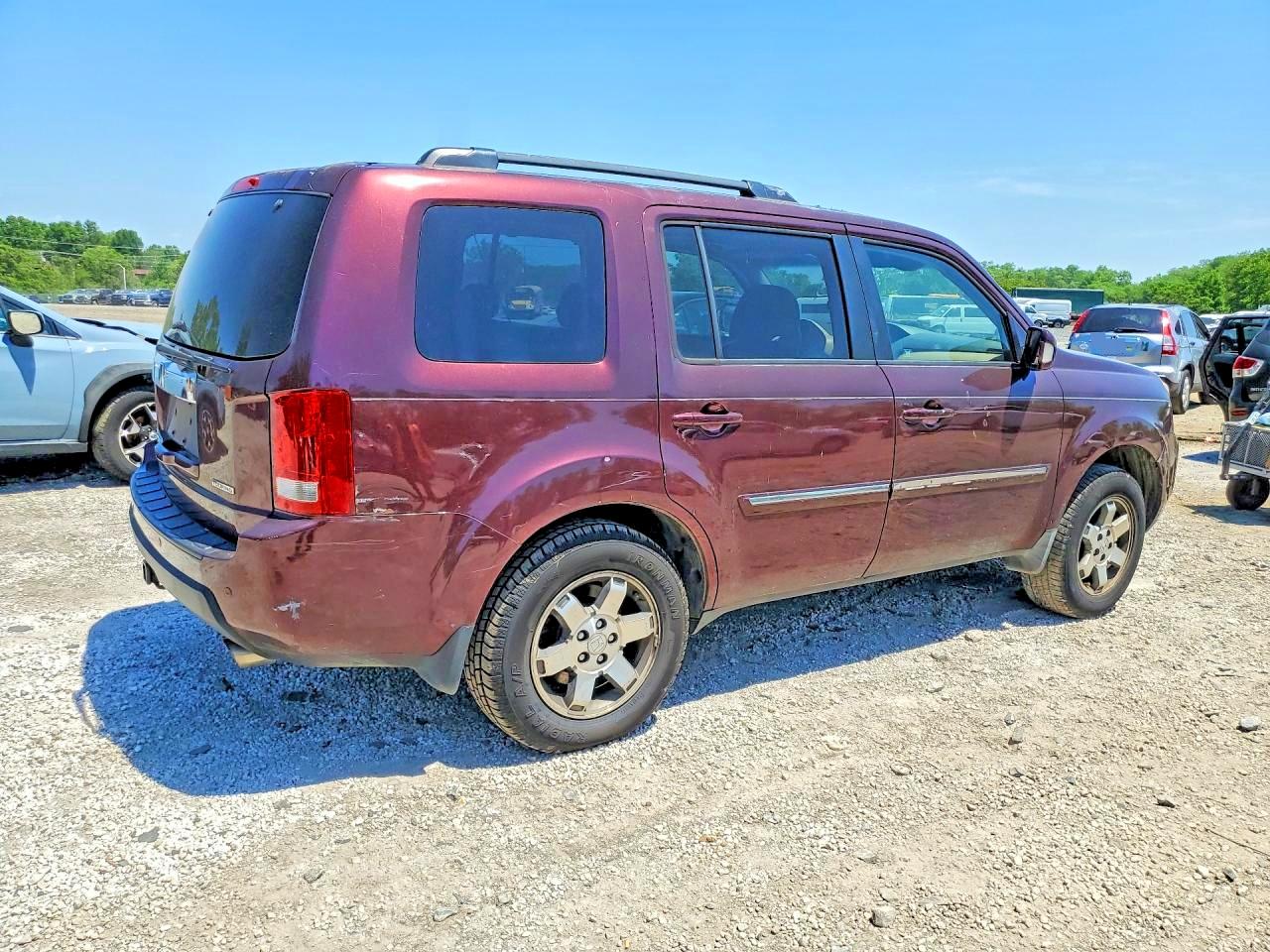 2010 Honda Pilot Touring Purple vin: 5FNYF3H95AB010449