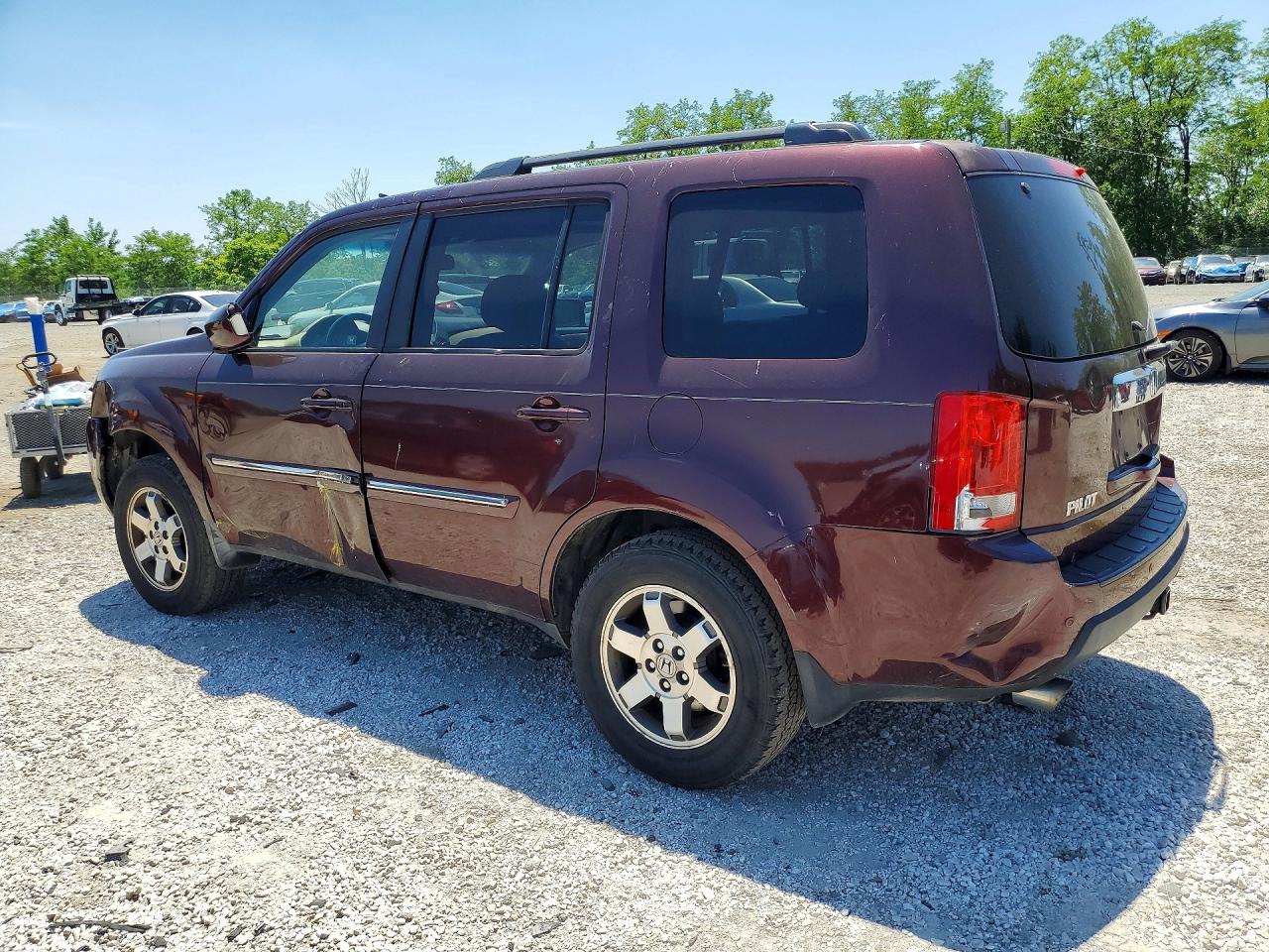 2010 Honda Pilot Touring Purple vin: 5FNYF3H95AB010449