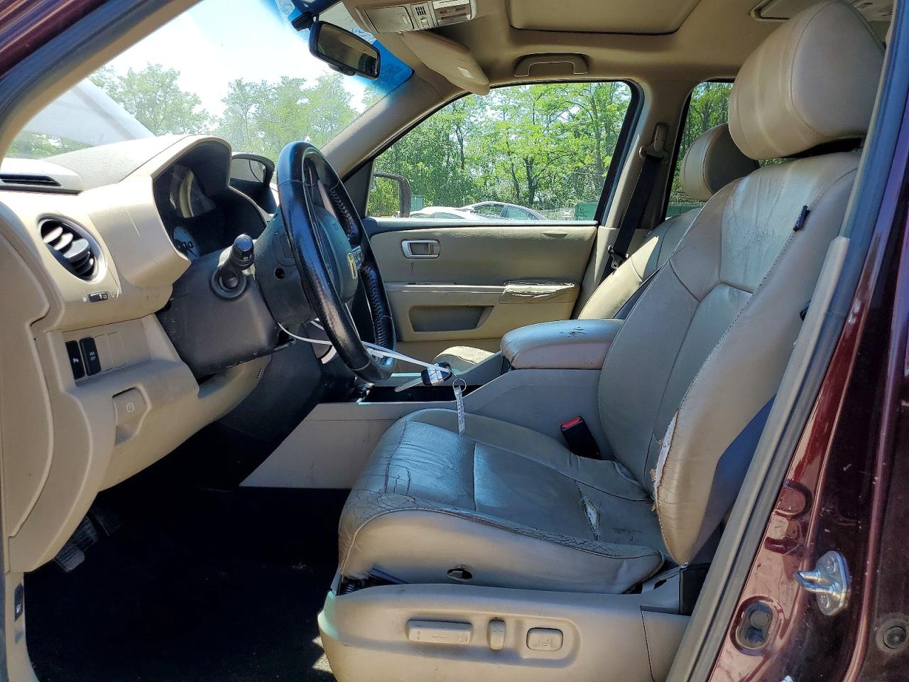 2010 Honda Pilot Touring Purple vin: 5FNYF3H95AB010449