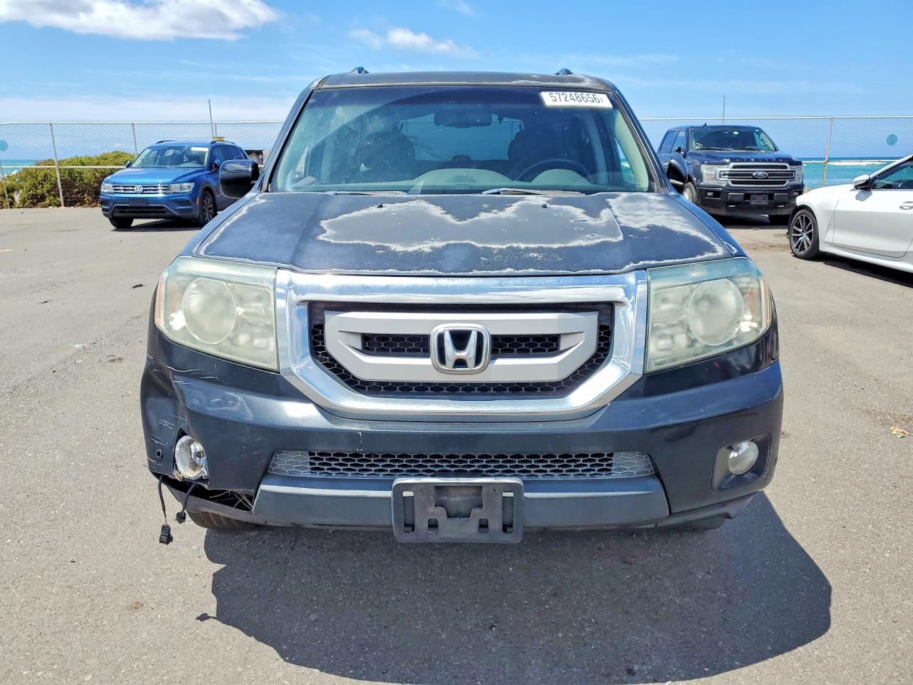 2011 Honda Pilot Touring Black vin: 5FNYF3H95BB045381