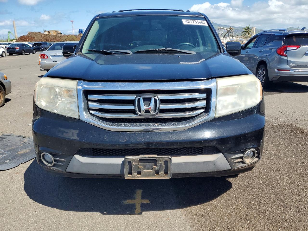 2014 Honda Pilot Touring Black vin: 5FNYF3H95EB018184