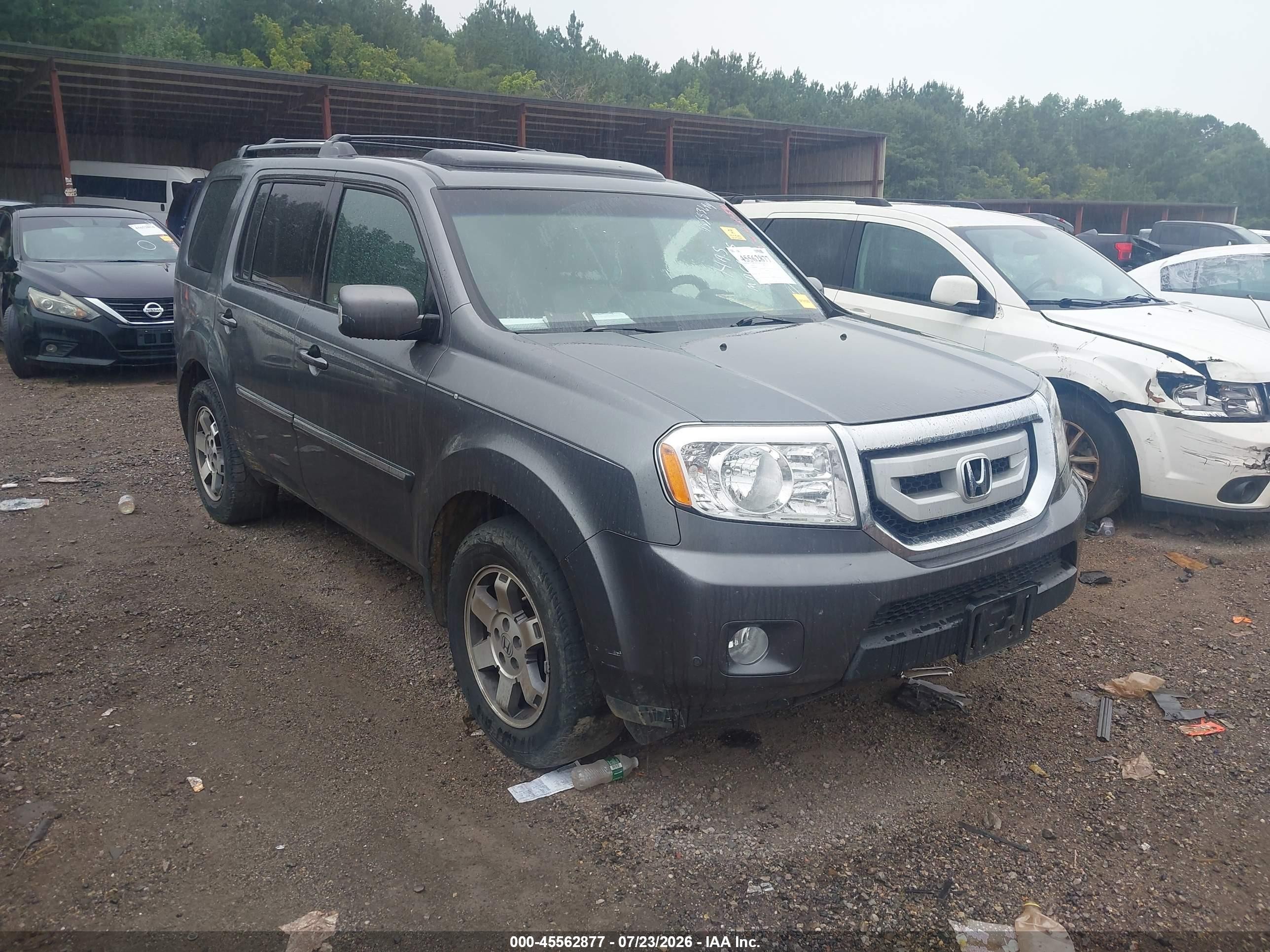 2011 Honda Pilot Touring Gray vin: 5FNYF3H96BB044854