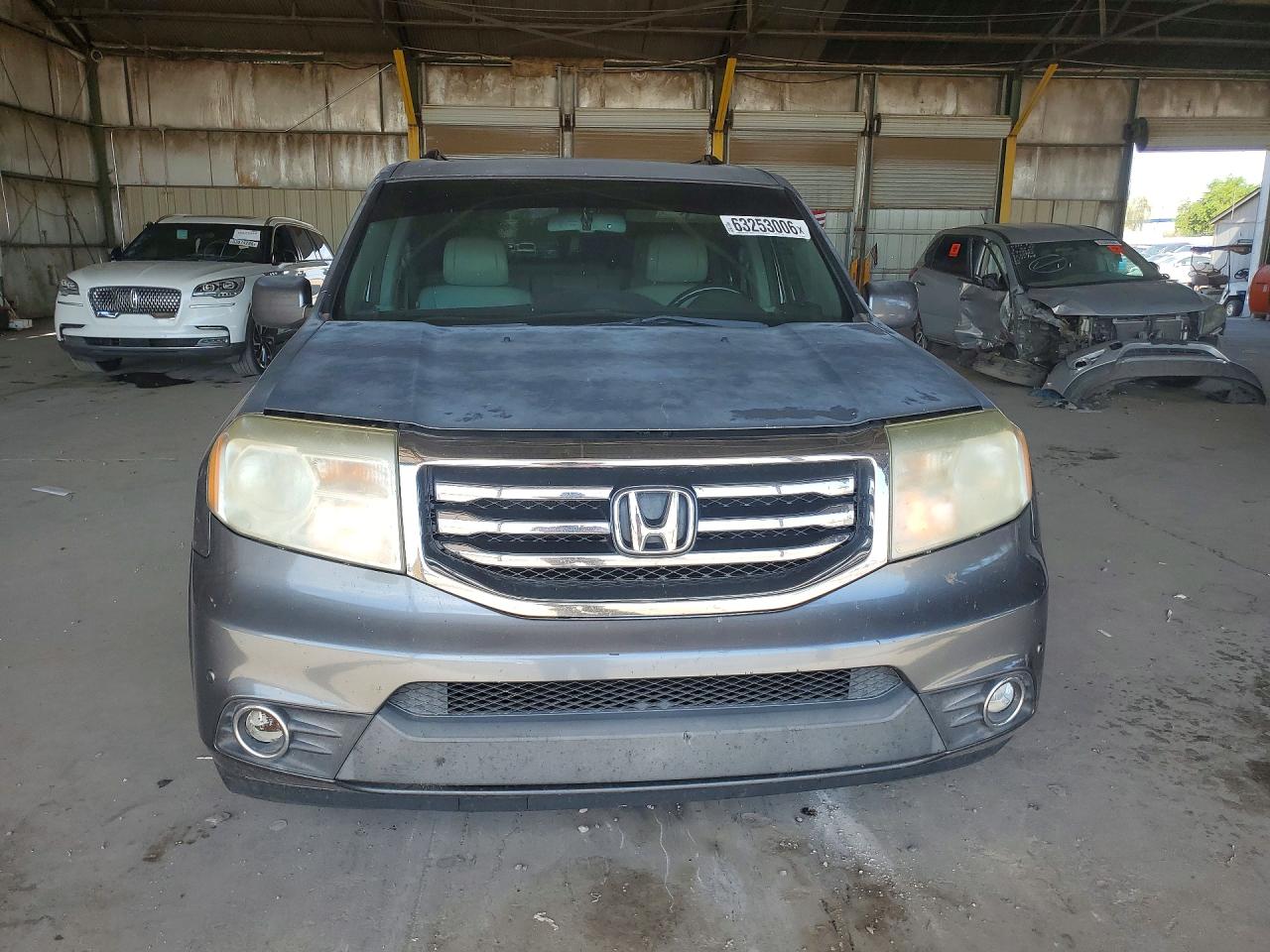2013 Honda Pilot Touring Gray vin: 5FNYF3H96DB037938
