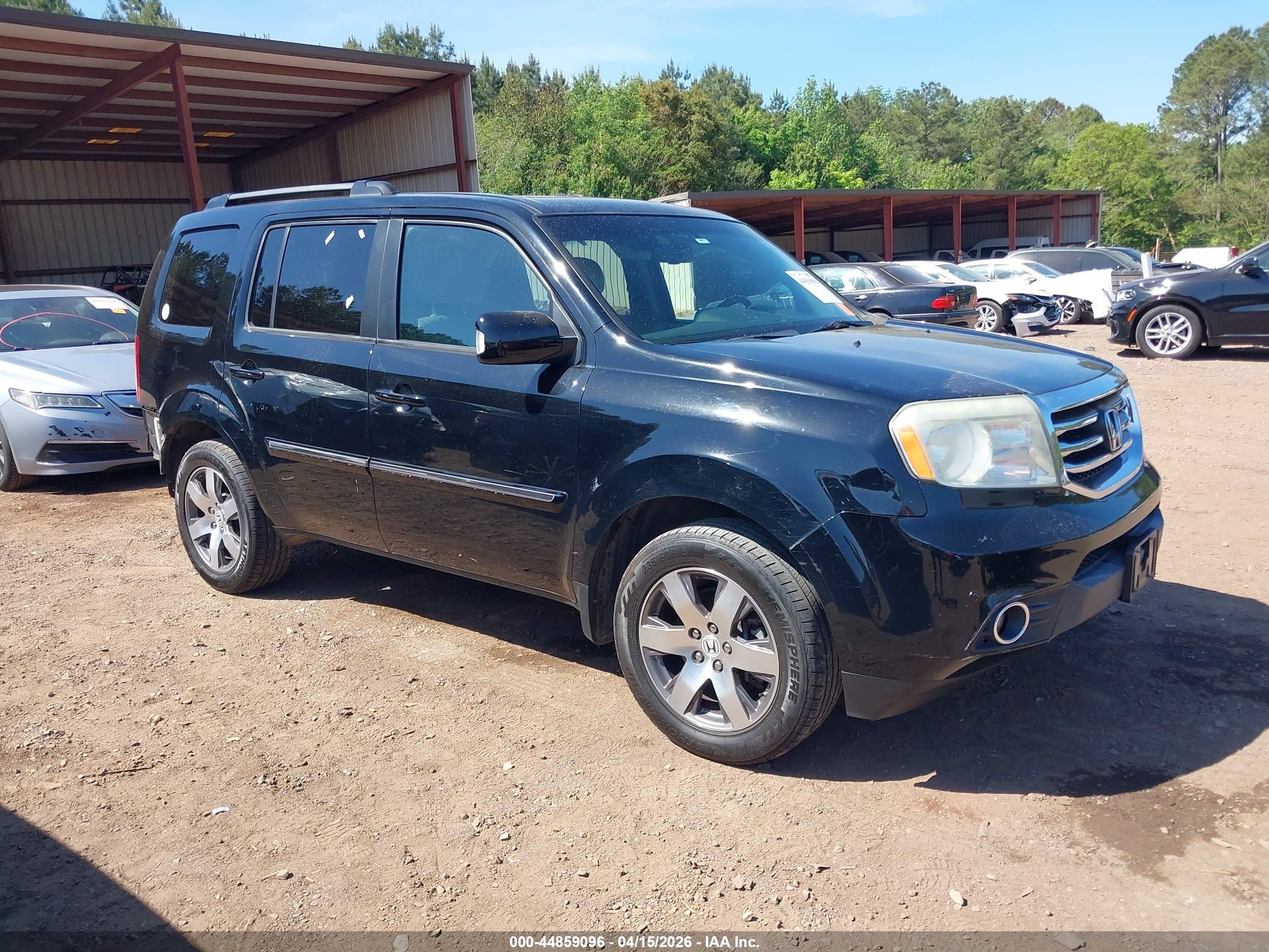 2015 Honda Pilot Touring Black vin: 5FNYF3H96FB013710