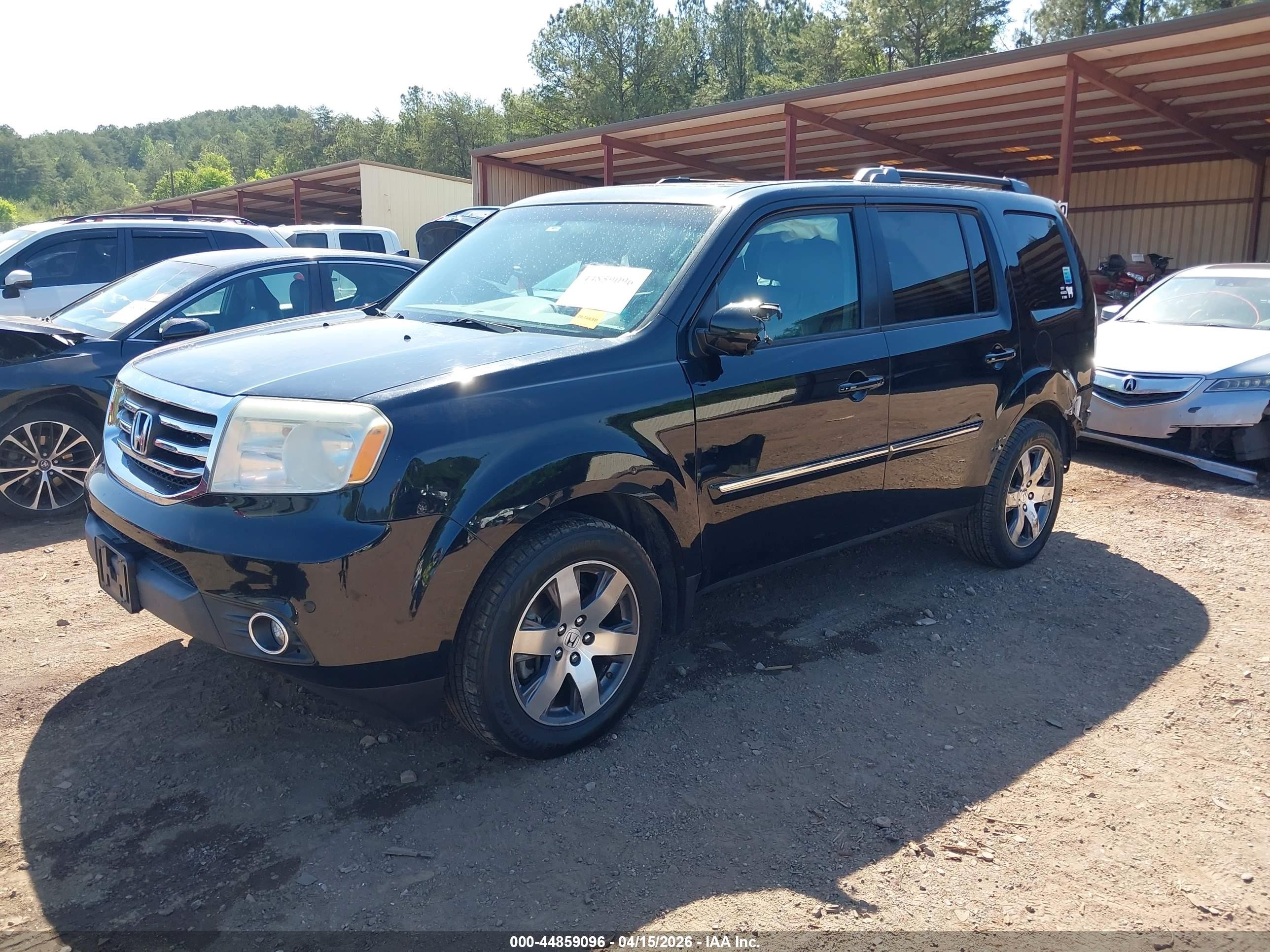 2015 Honda Pilot Touring Black vin: 5FNYF3H96FB013710