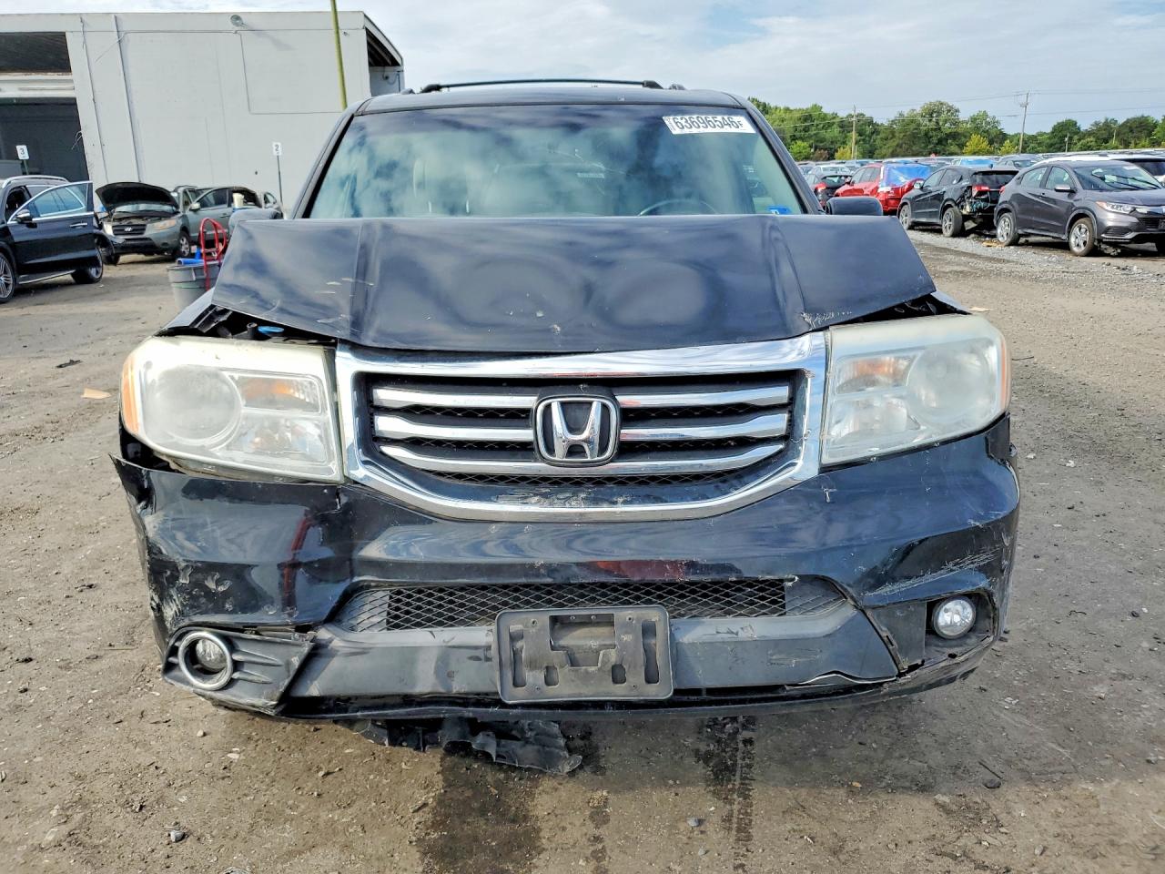 2012 Honda Pilot Touring Black vin: 5FNYF3H97CB017924