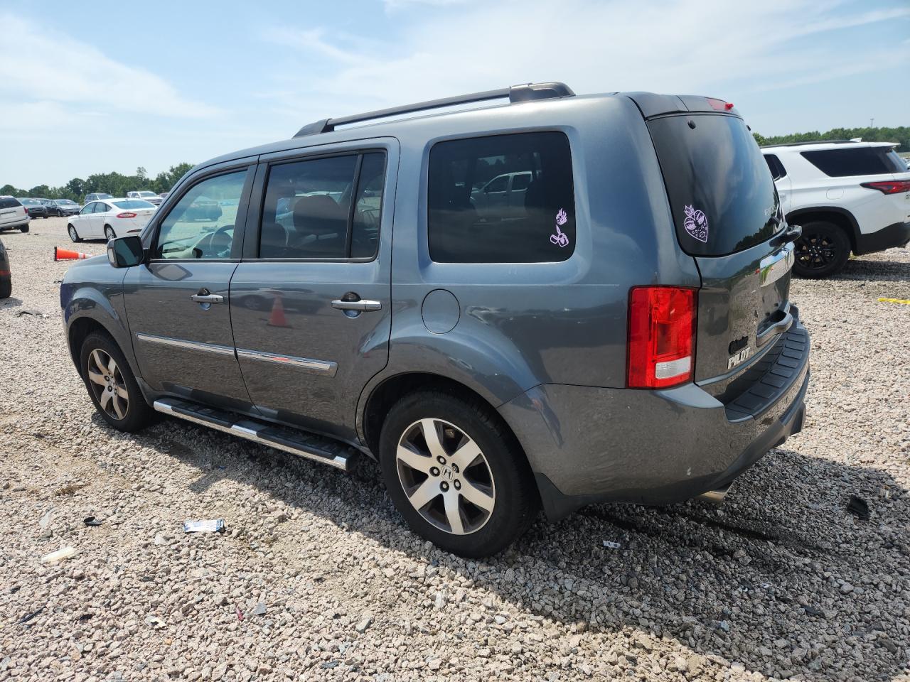 2012 Honda Pilot Touring Gray vin: 5FNYF3H97CB024694