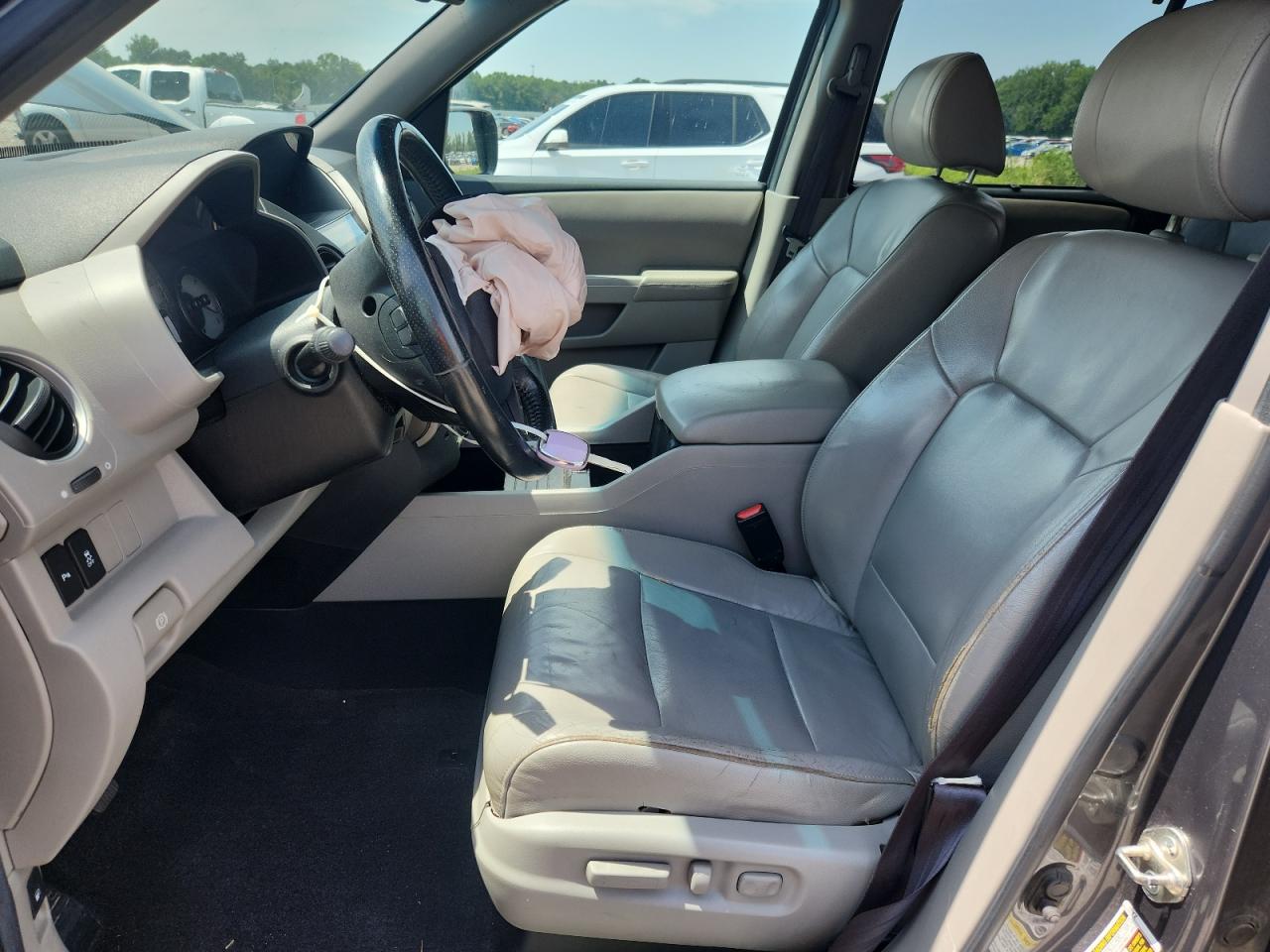 2012 Honda Pilot Touring Gray vin: 5FNYF3H97CB024694