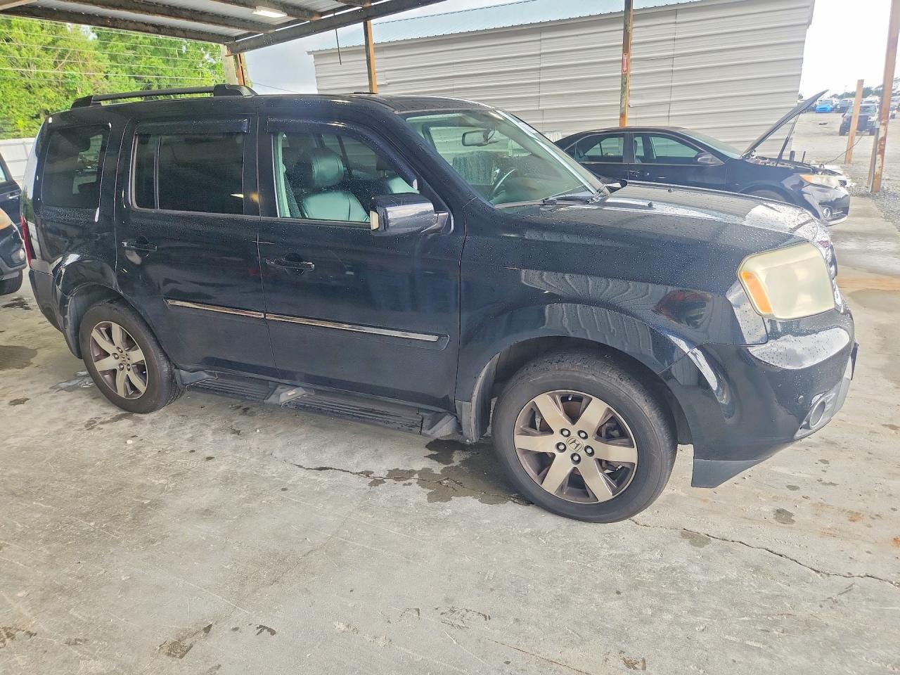 2013 Honda Pilot Touring Black vin: 5FNYF3H97DB021716