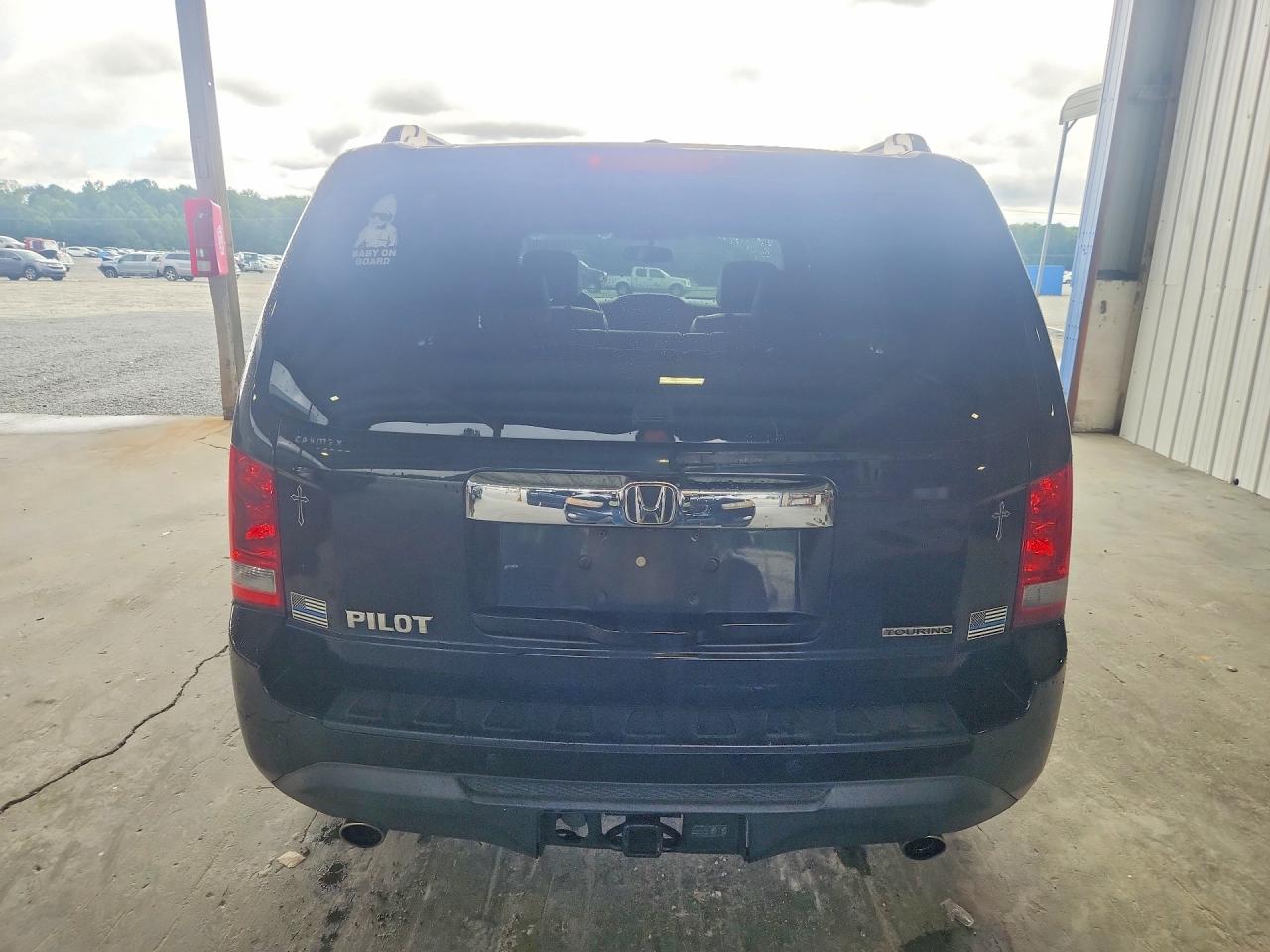 2013 Honda Pilot Touring Black vin: 5FNYF3H97DB021716