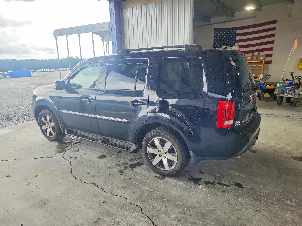 2013 Honda Pilot Touring Black vin: 5FNYF3H97DB021716