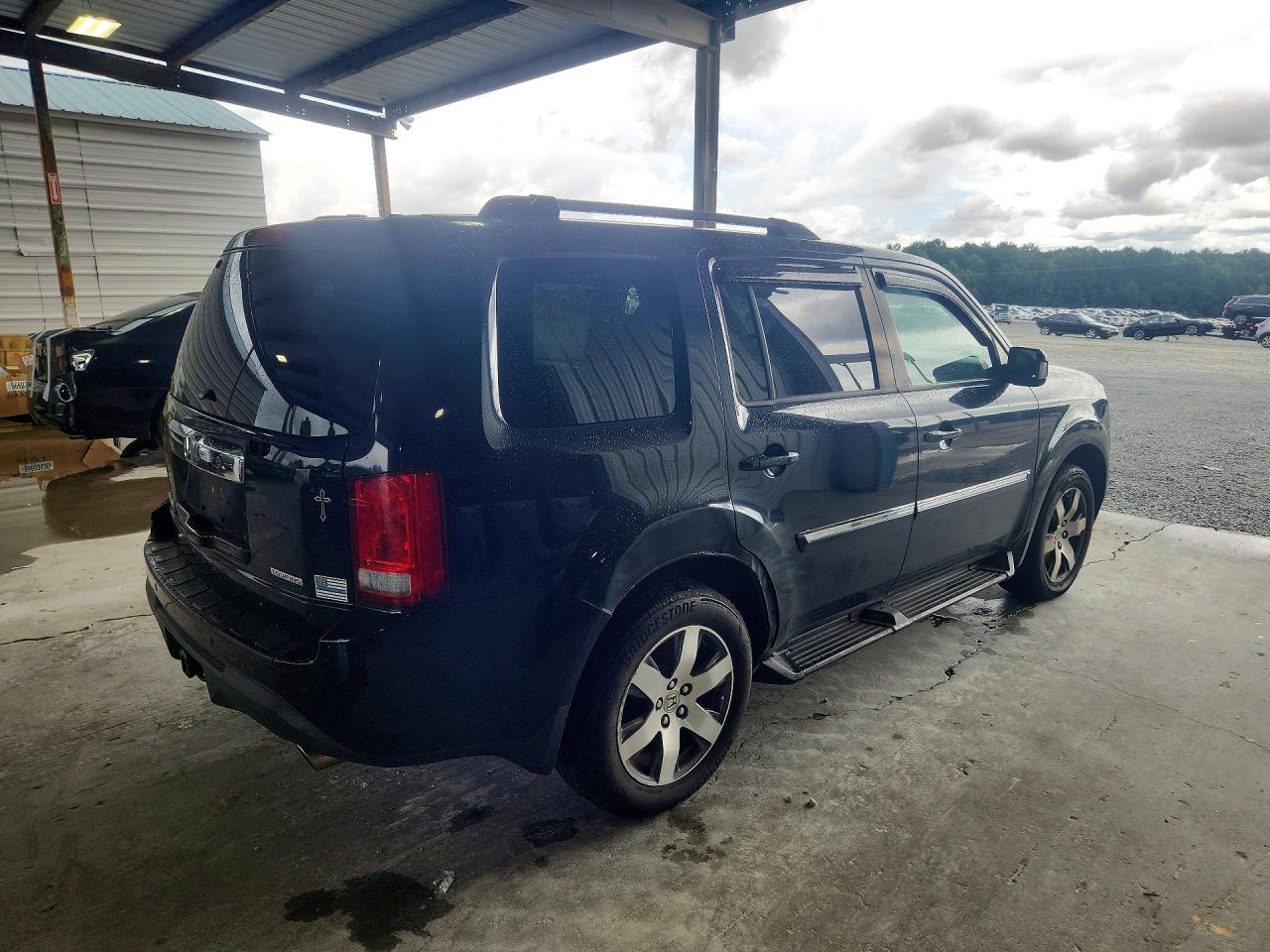 2013 Honda Pilot Touring Black vin: 5FNYF3H97DB021716
