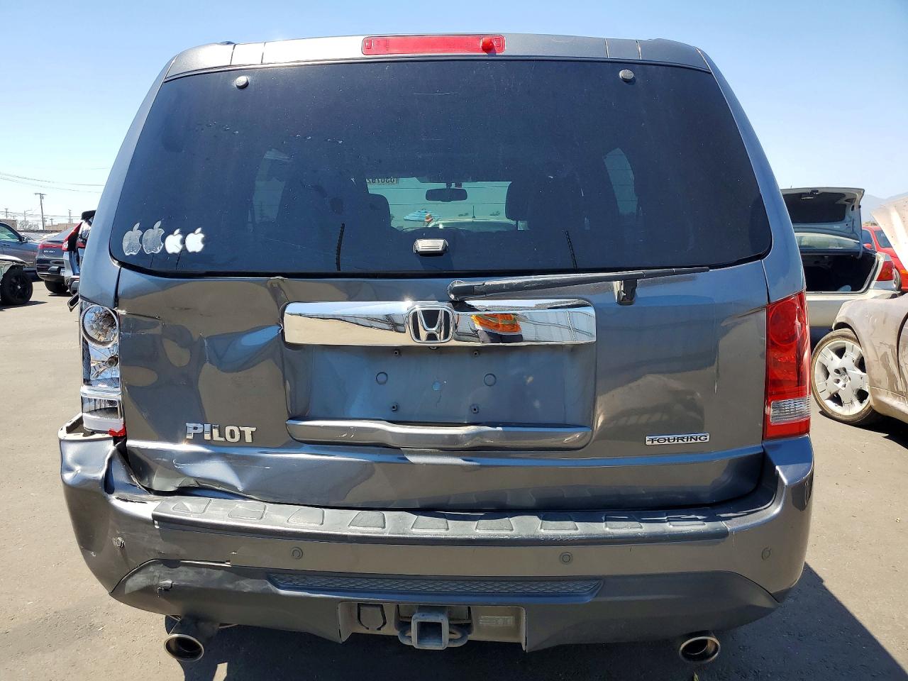 2013 Honda Pilot Touring Gray vin: 5FNYF3H97DB025488