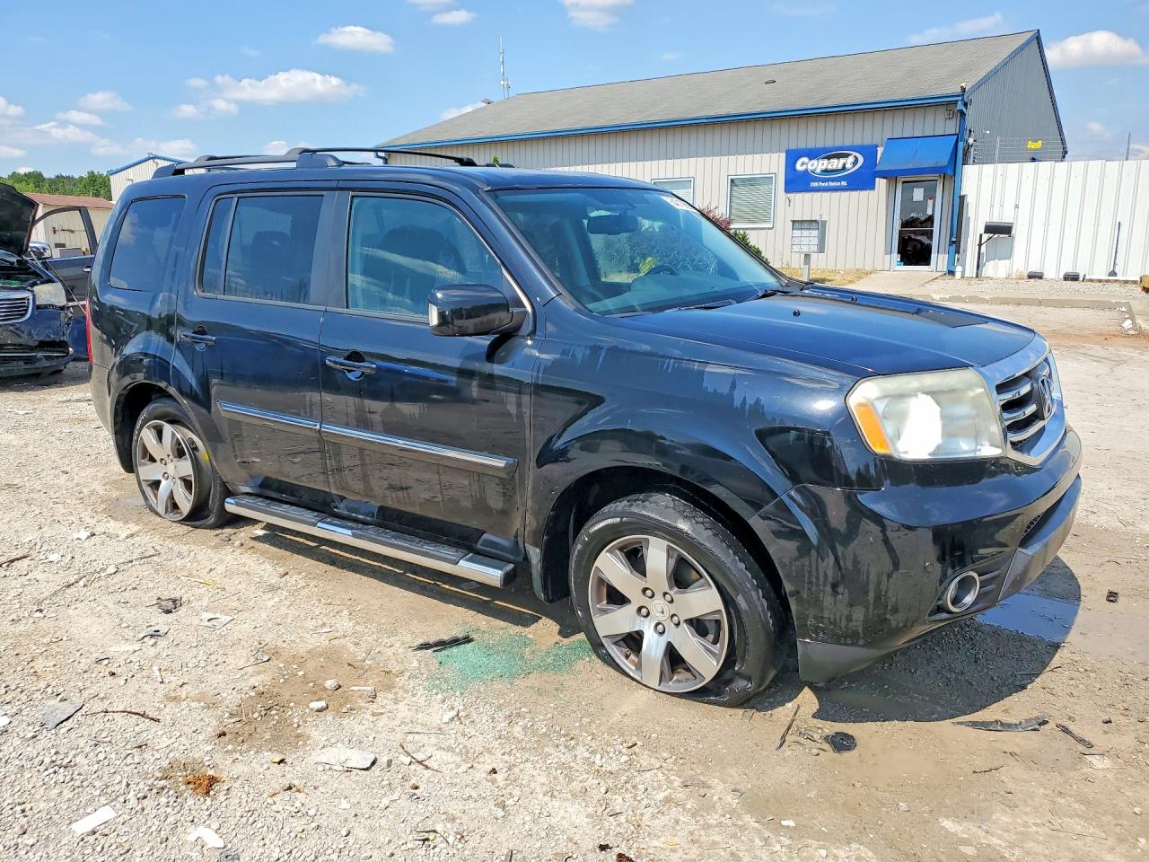 2014 Honda Pilot Touring Black vin: 5FNYF3H98EB009561