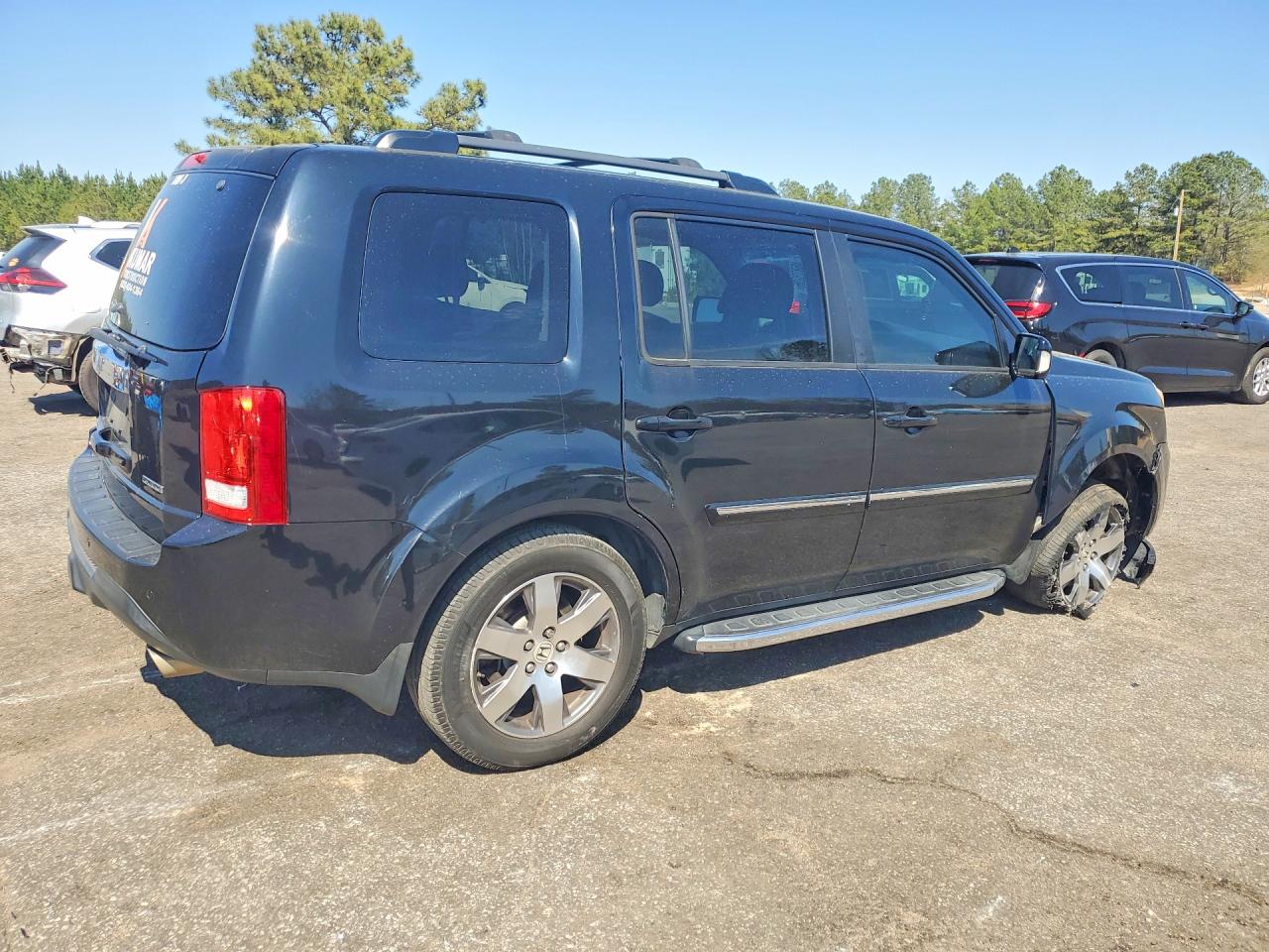 2015 Honda Pilot Black vin: 5FNYF3H98FB028807