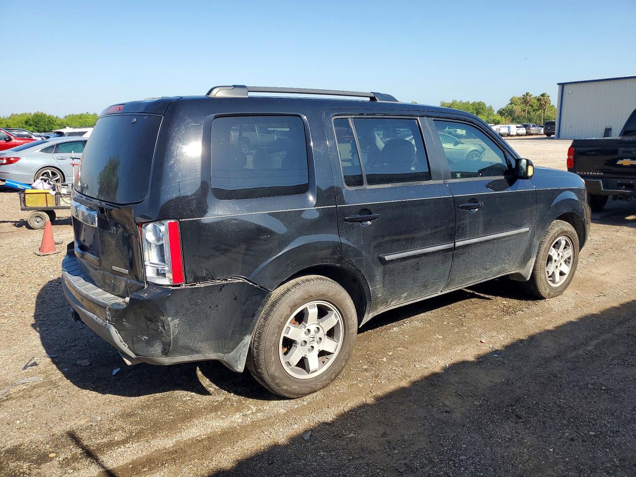 2010 Honda Pilot Touring Черный vin: 5FNYF3H99AB016755