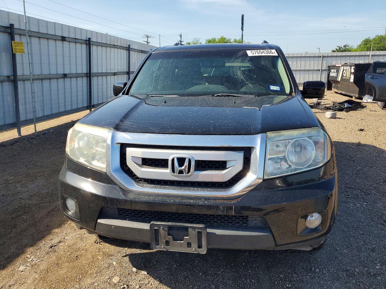 2010 Honda Pilot Touring Черный vin: 5FNYF3H99AB016755