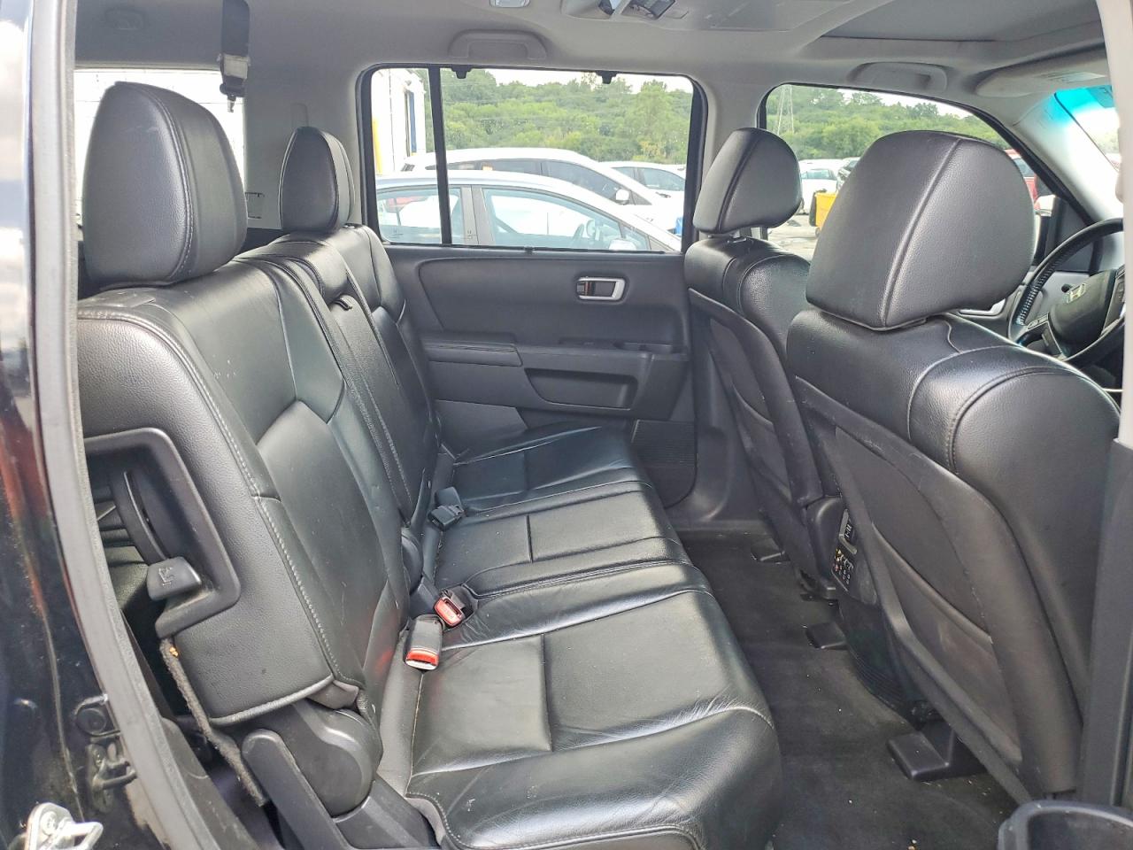 2012 Honda Pilot Touring Black vin: 5FNYF3H99CB018105