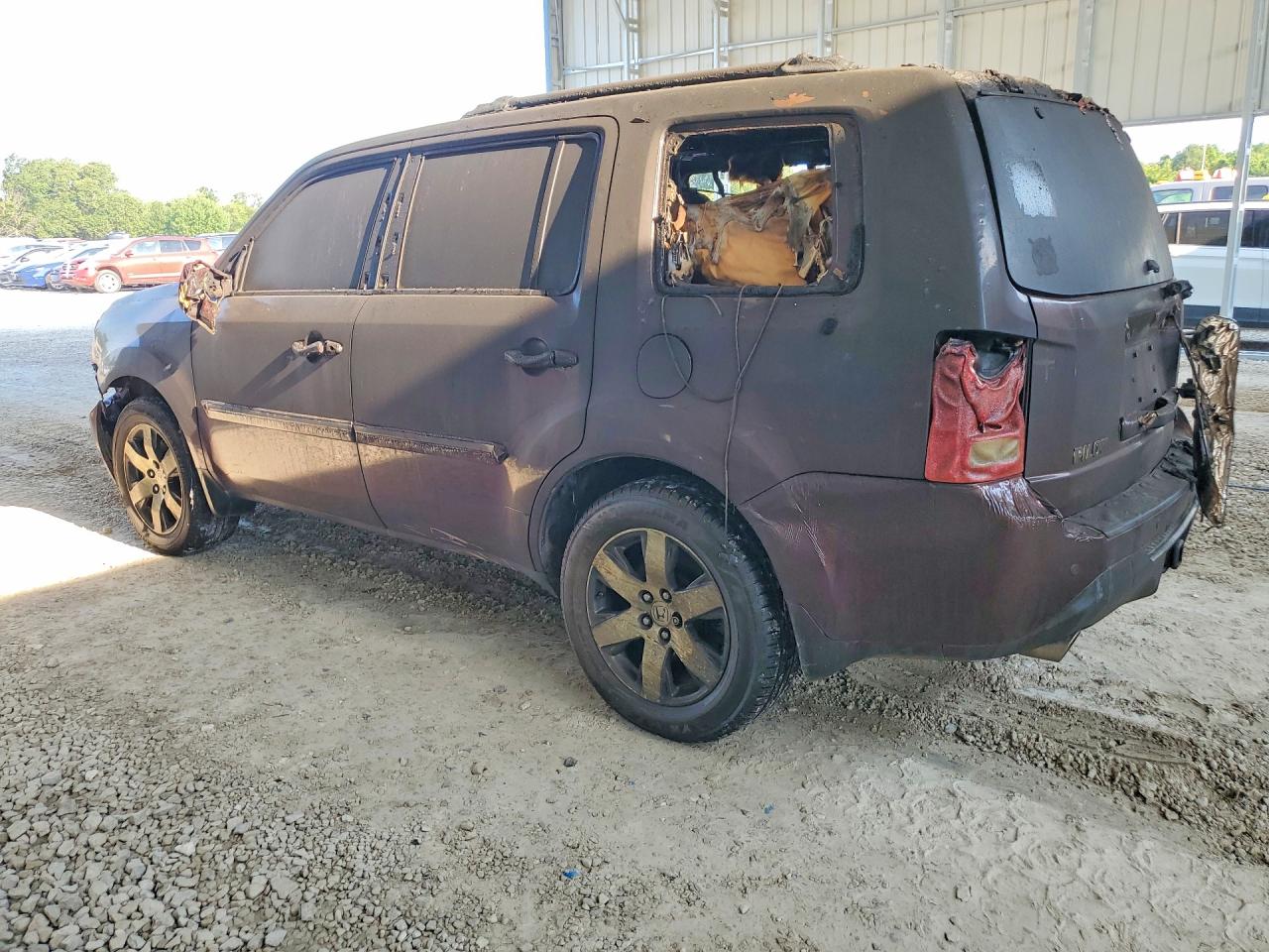 2012 Honda Pilot Touring Brown vin: 5FNYF3H99CB024342