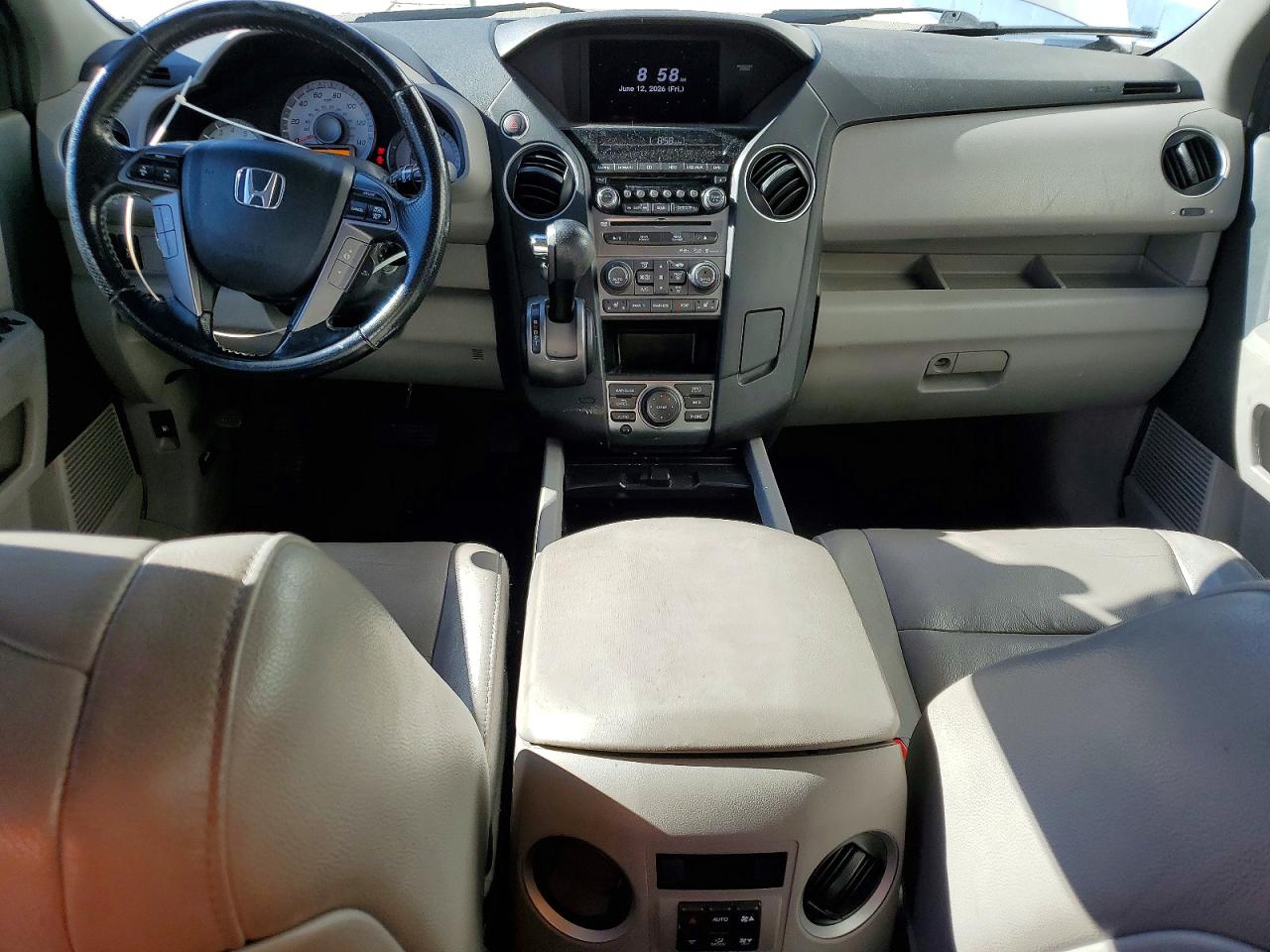 2012 Honda Pilot Touring Серебряный vin: 5FNYF3H99CB037544