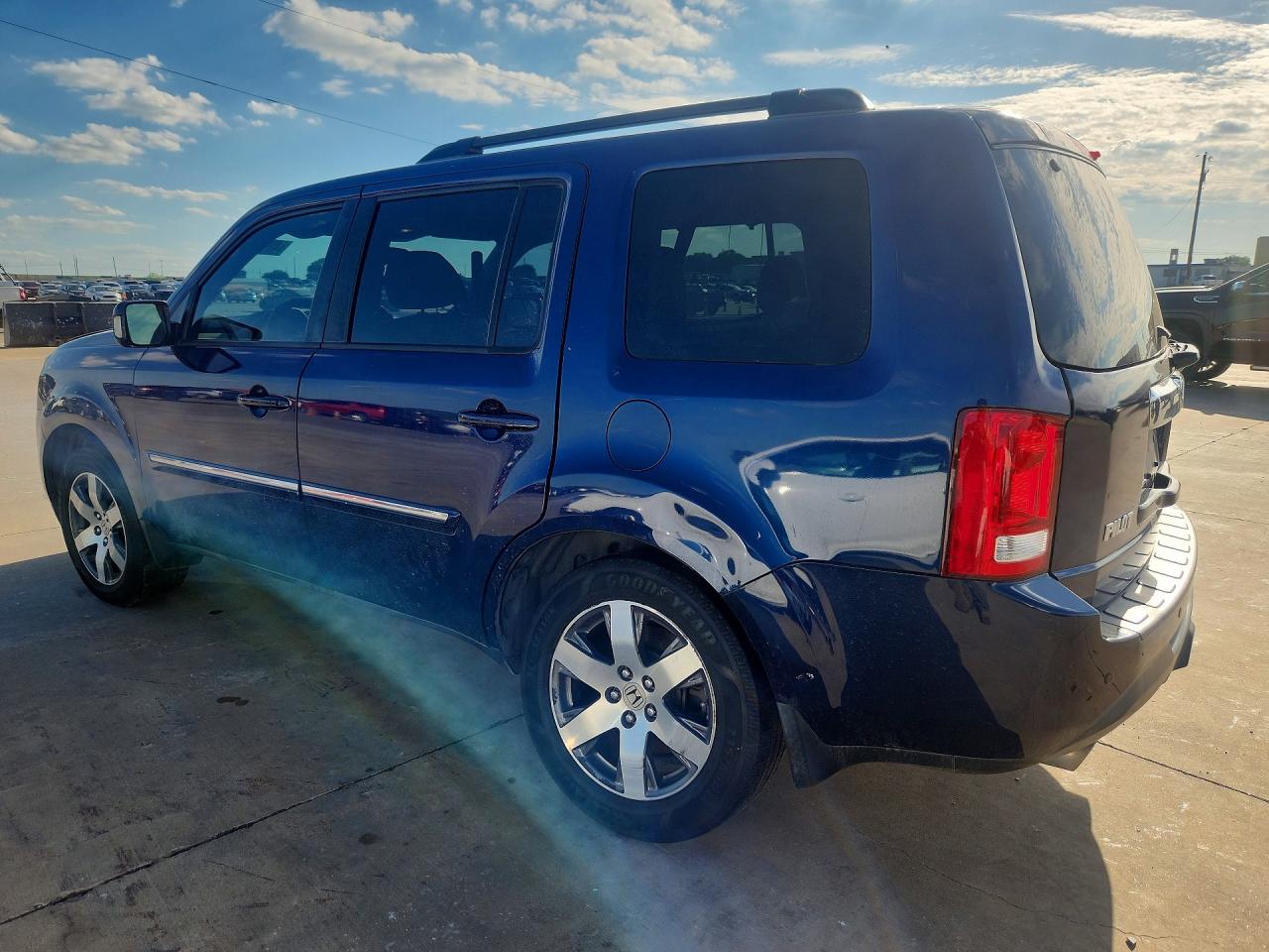 2013 Honda Pilot Touring Blue vin: 5FNYF3H99DB018364