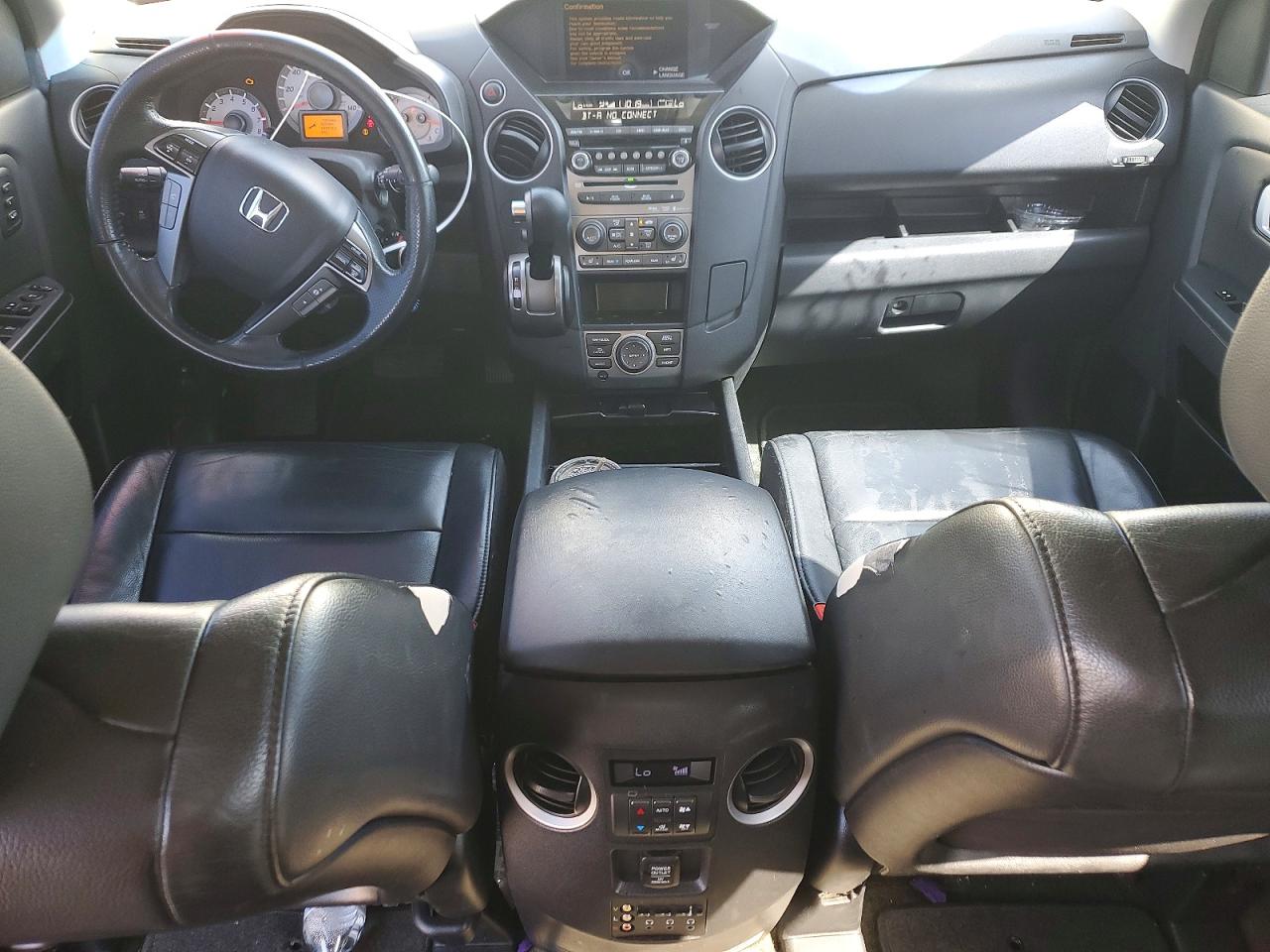 2014 Honda Pilot Touring White vin: 5FNYF3H99EB023713
