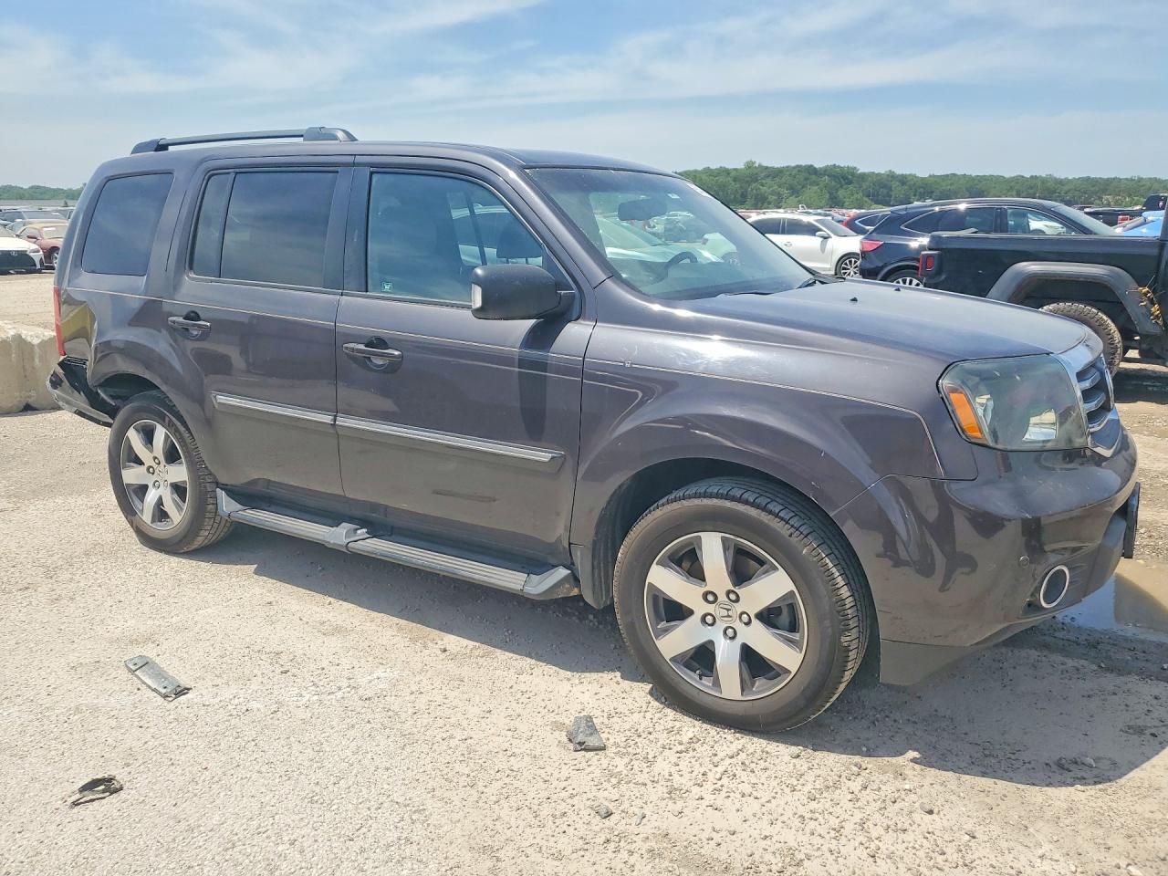 2012 Honda Pilot Touring Black vin: 5FNYF3H9XCB040534