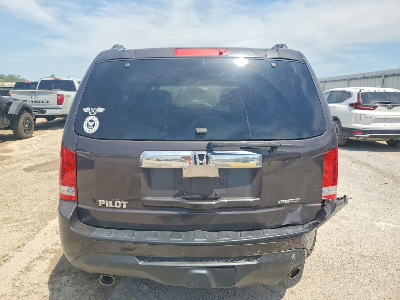 2012 Honda Pilot Touring Black vin: 5FNYF3H9XCB040534