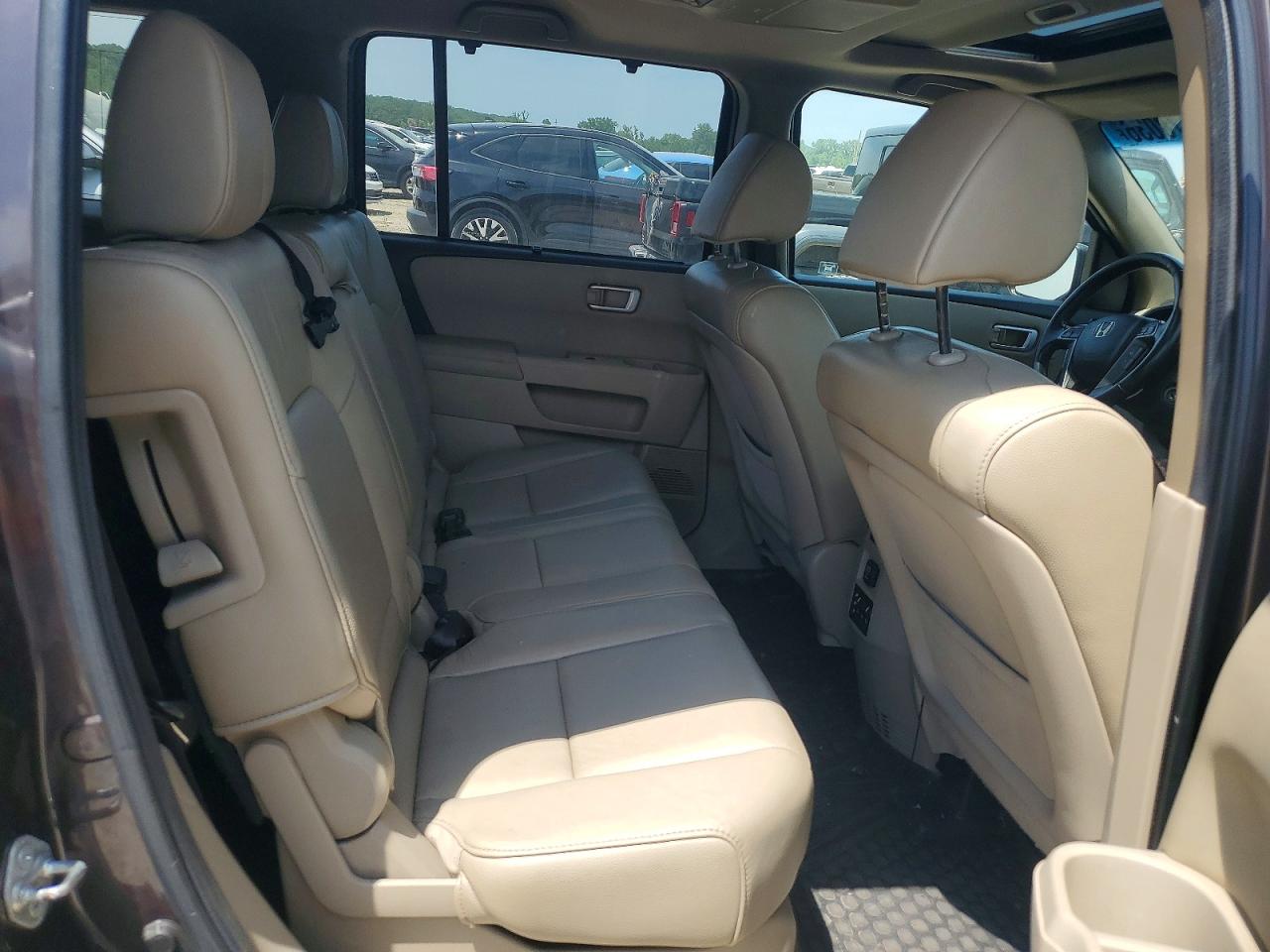 2012 Honda Pilot Touring Black vin: 5FNYF3H9XCB040534